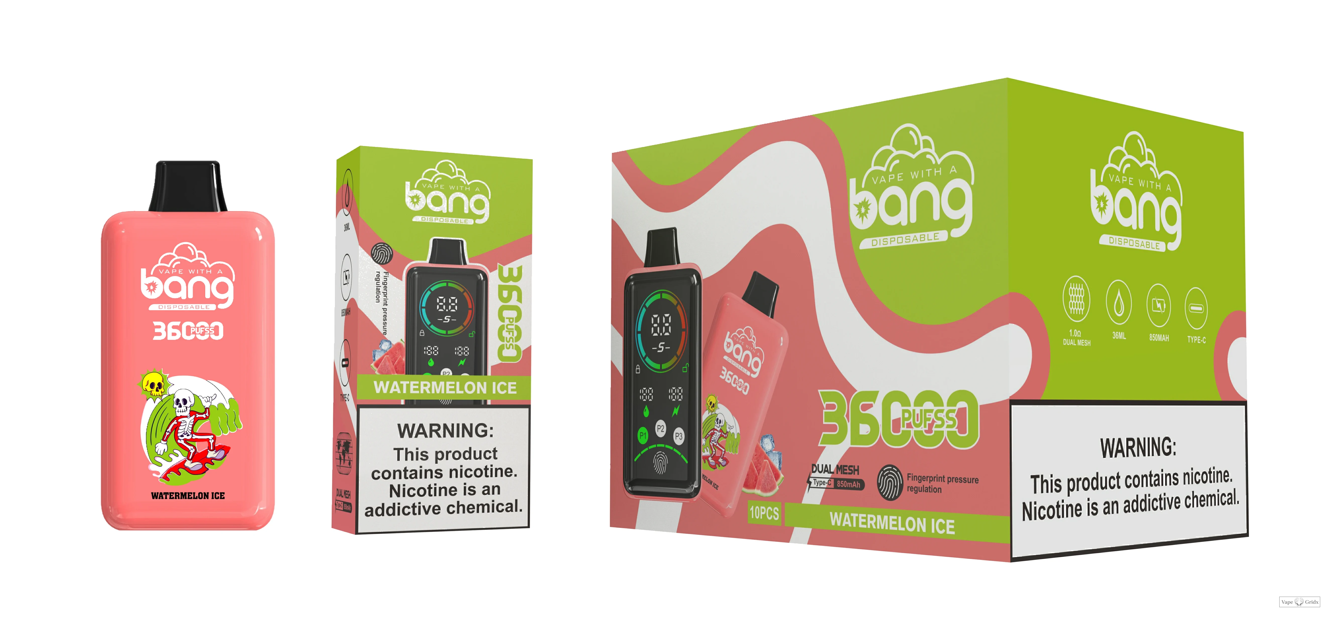 BANG 36000 36K Trekjes Mesh Coil Wegwerp vape - image 4