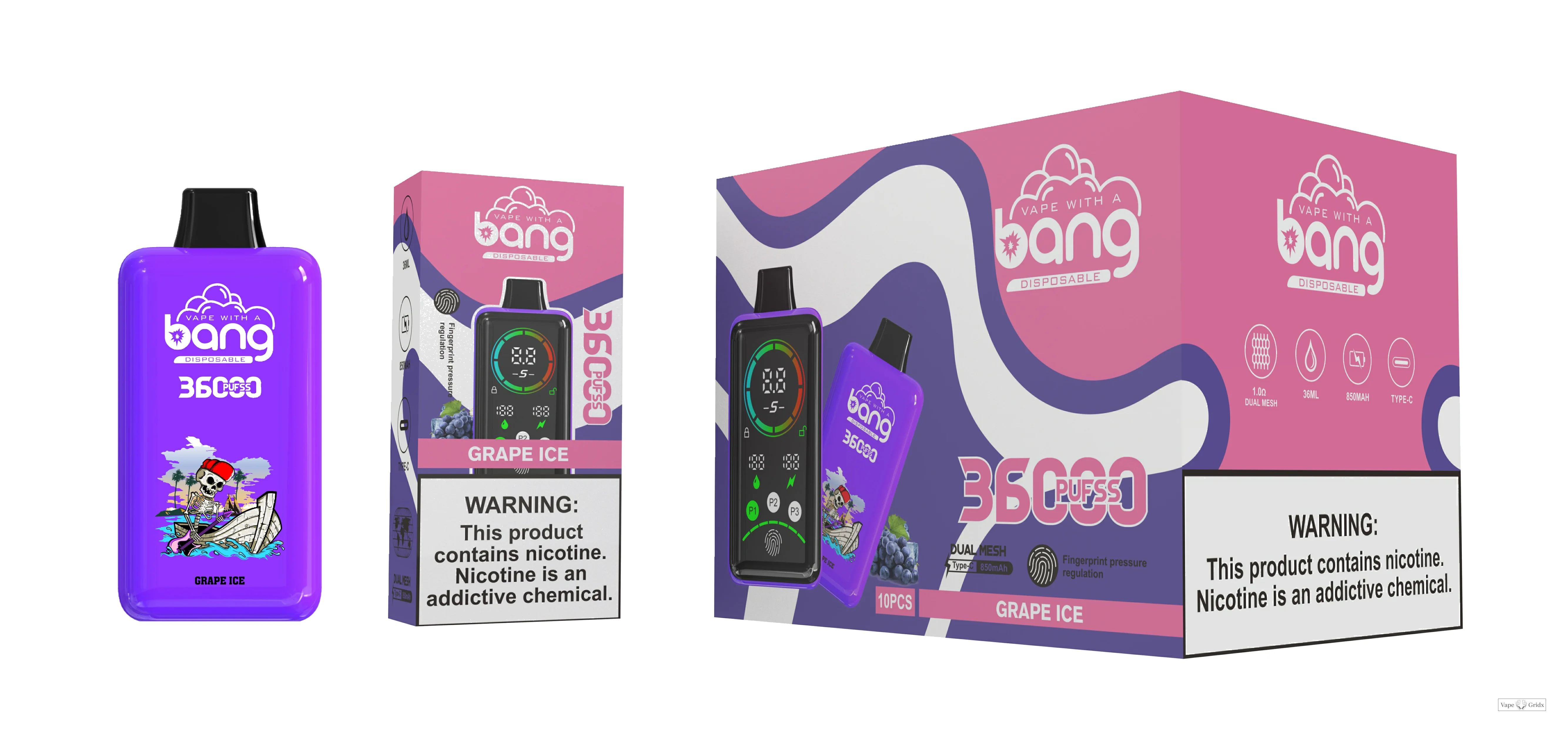 BANG 36000 36K Trekjes Mesh Coil Wegwerp vape - image 5