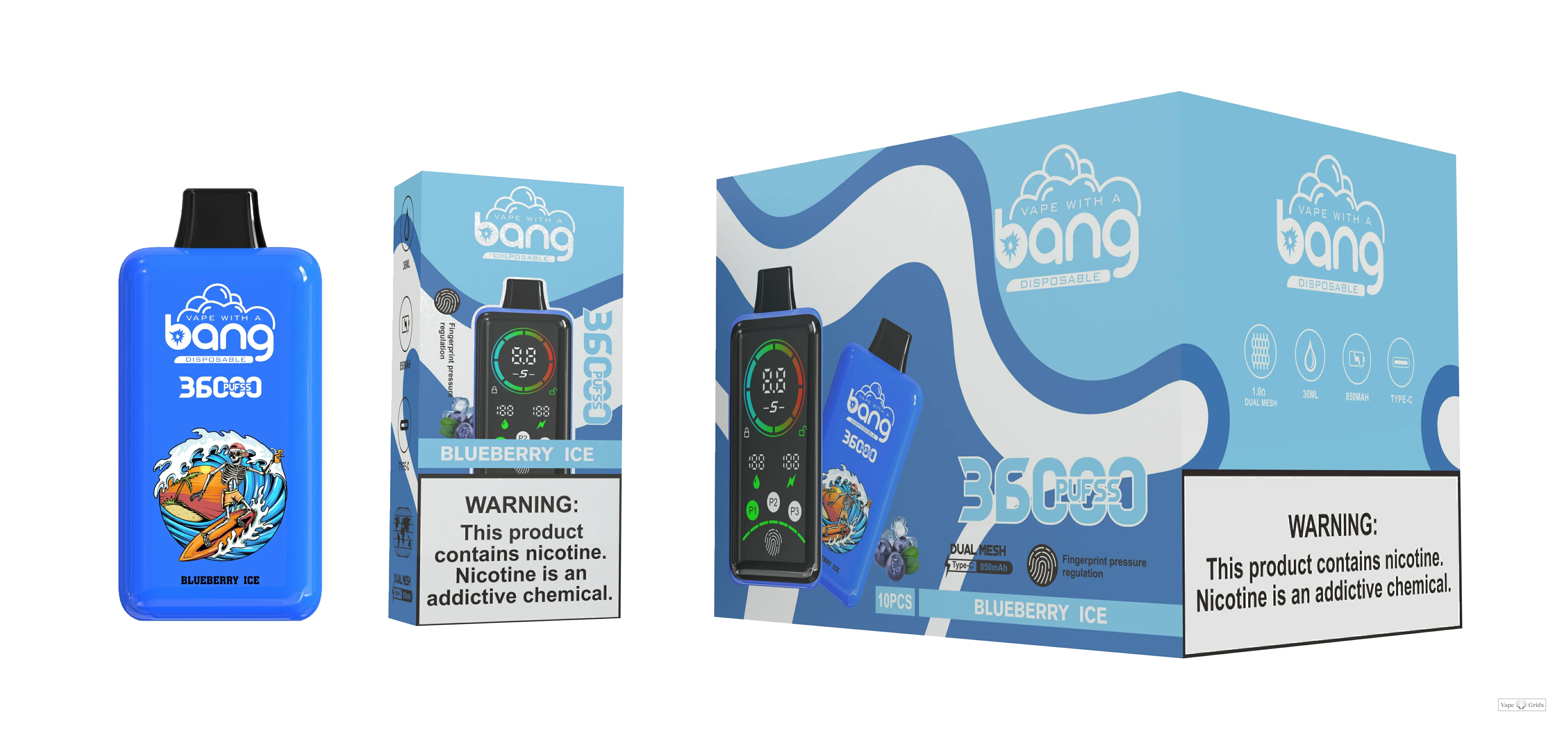 BANG 36000 36K Trekjes Mesh Coil Wegwerp vape - image 7