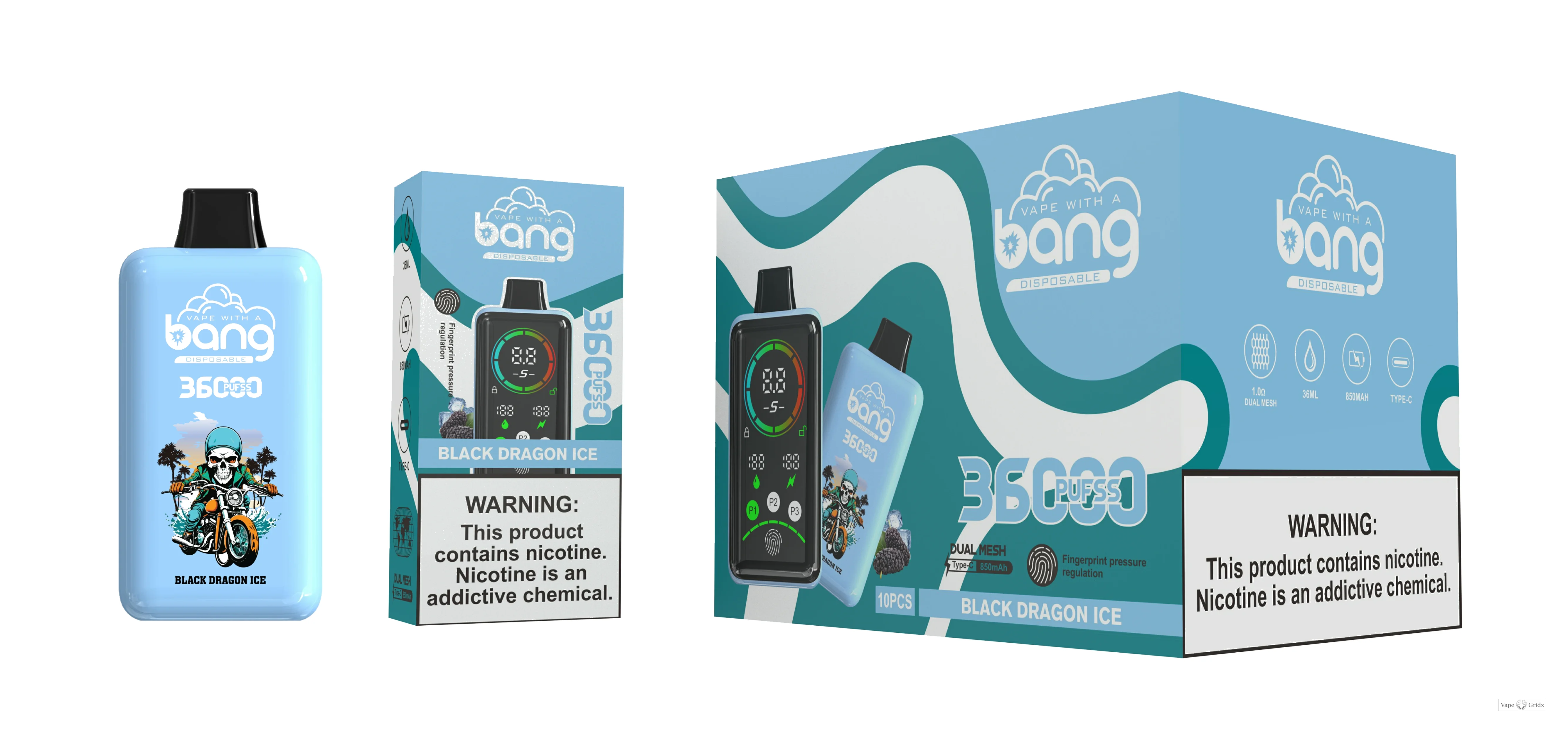 BANG 36000 36K Trekjes Mesh Coil Wegwerp vape - image 10