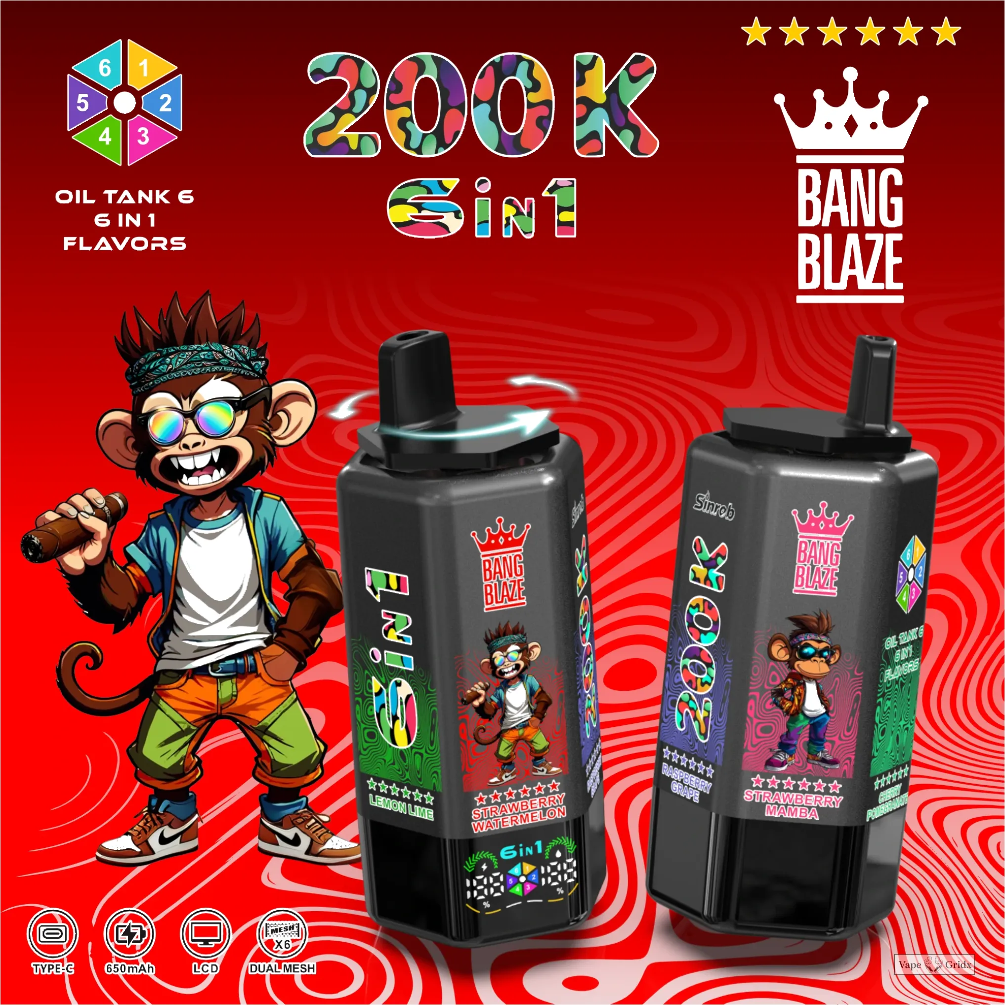 Bang Blaze 200000 200K Wegwerp Vape - image 2