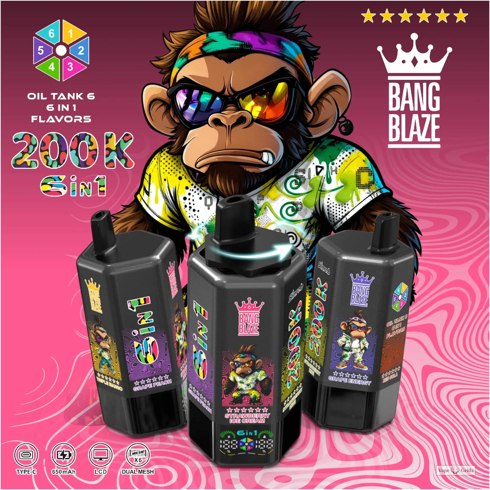 Bang Blaze 200000 200K Wegwerp Vape - image 4