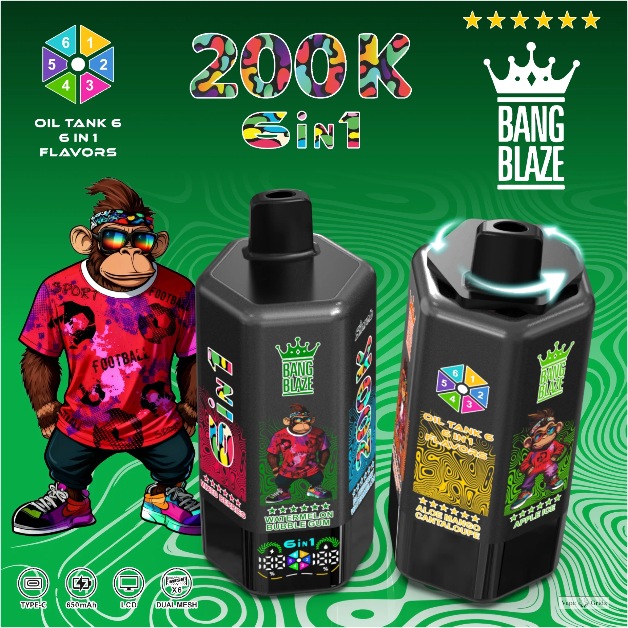 Bang Blaze 200000 200K Wegwerp Vape - image 5