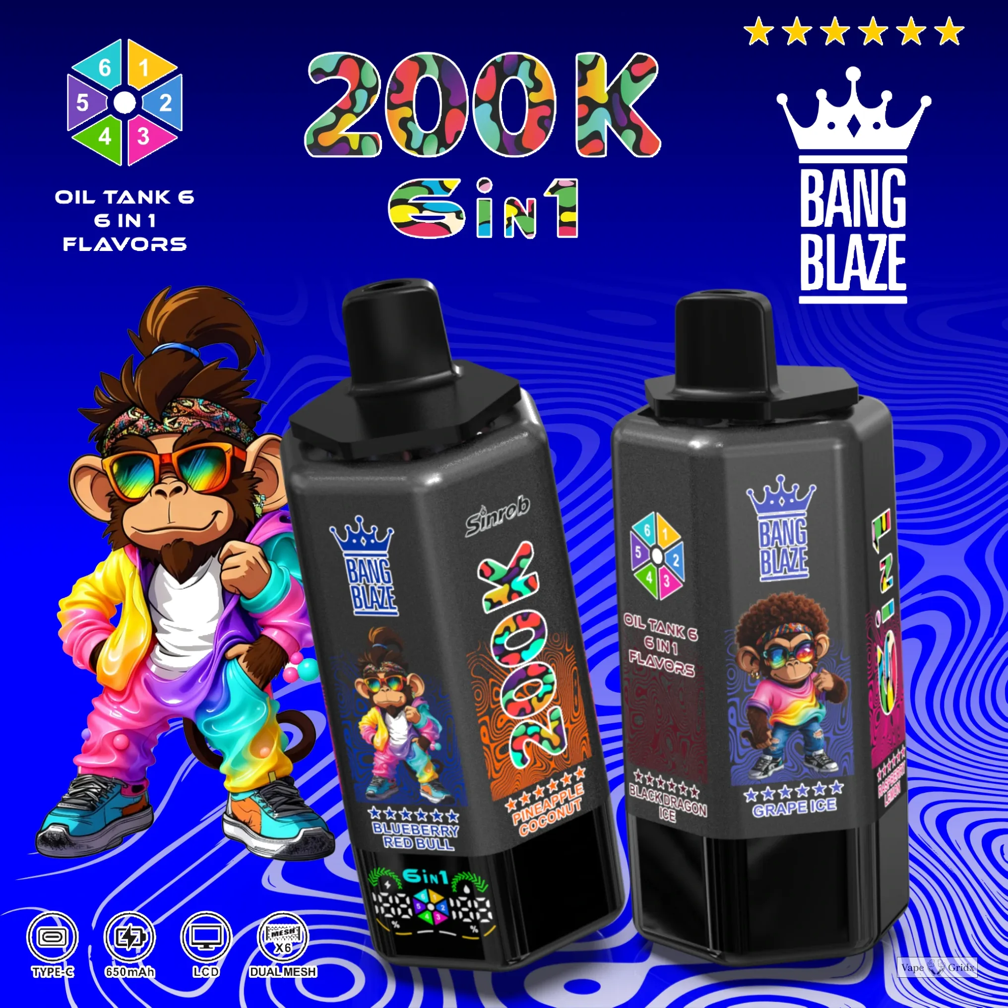 Bang Blaze 200000 200K Wegwerp Vape - image 7