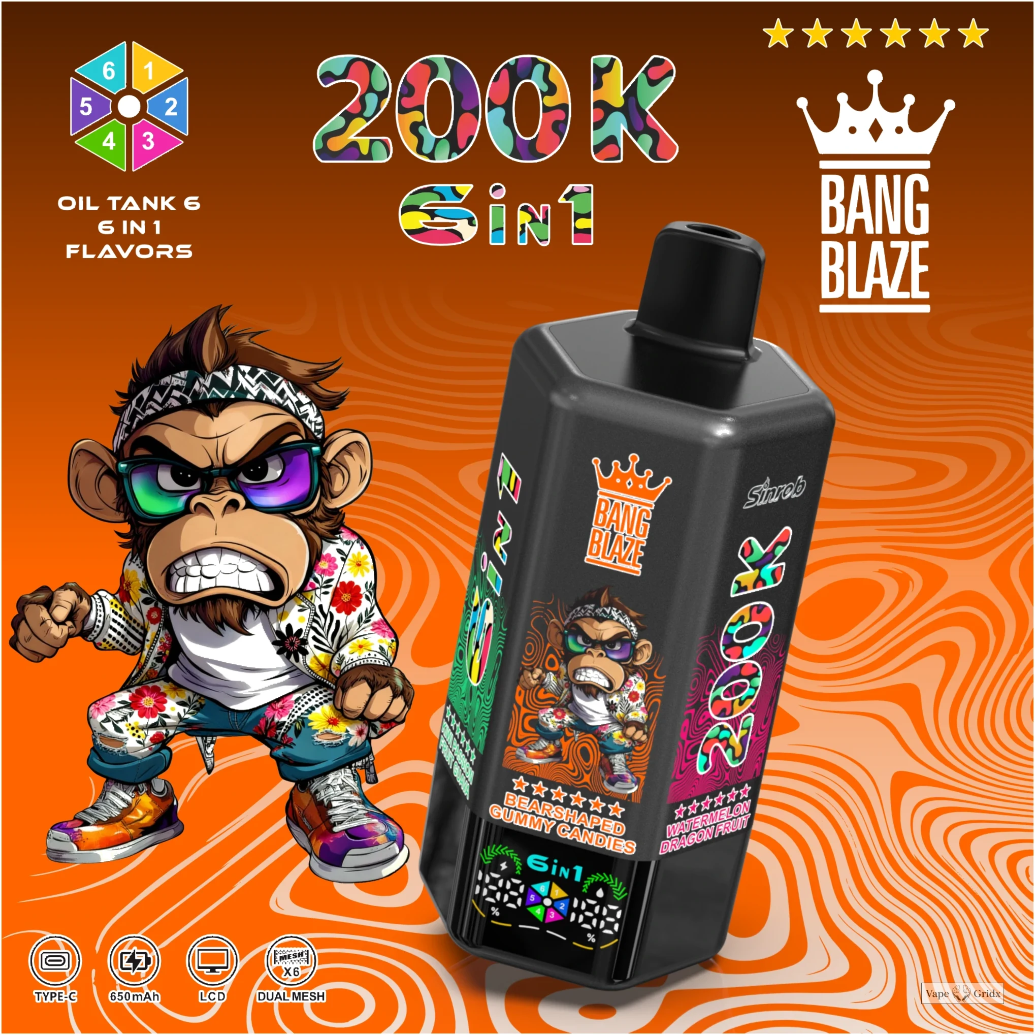 Bang Blaze 200000 200K Wegwerp Vape - image 8