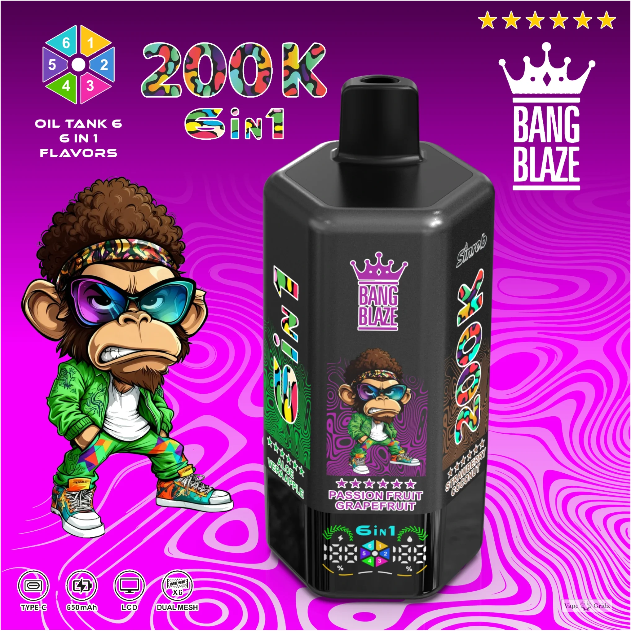 Bang Blaze 200000 200K Wegwerp Vape - image 9