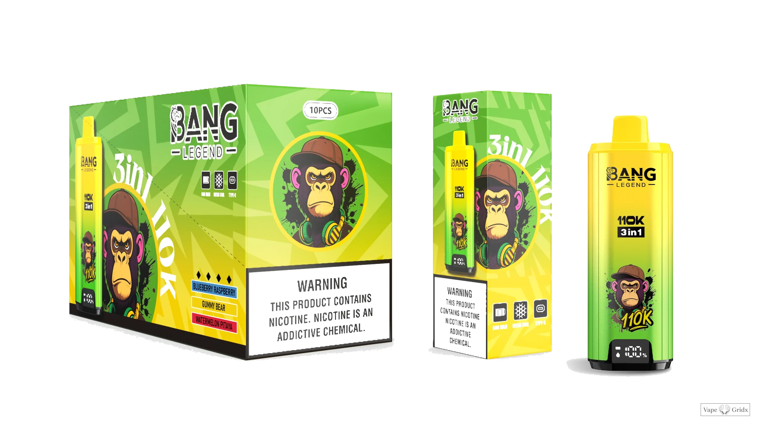 Bang Legend 110000 110K Trekjes Display Screen Wegwerp vape - image 5