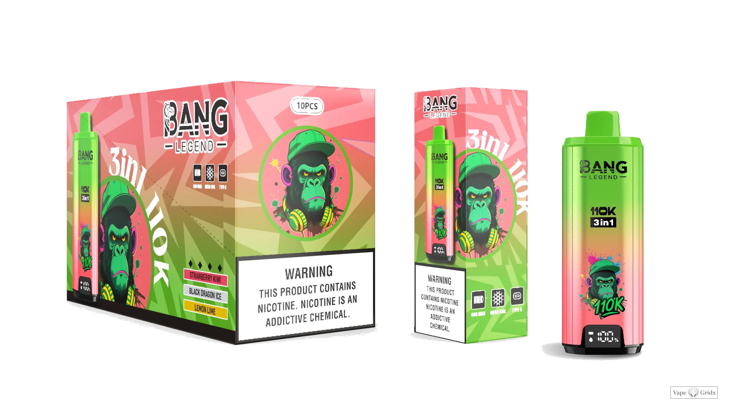 Bang Legend 110000 110K Trekjes Display Screen Wegwerp vape - image 7