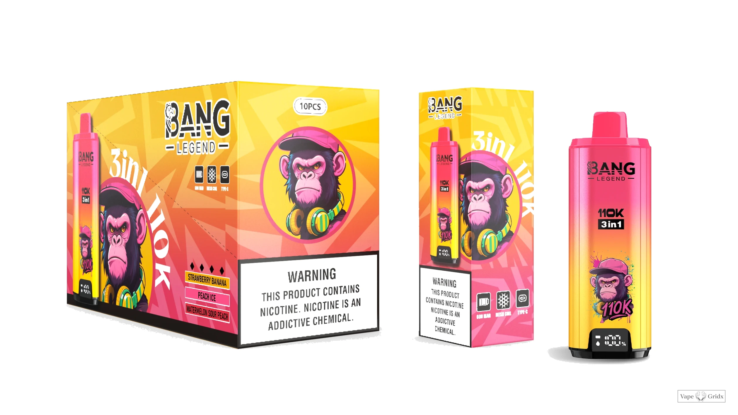 Bang Legend 110000 110K Trekjes Display Screen Wegwerp vape - image 10