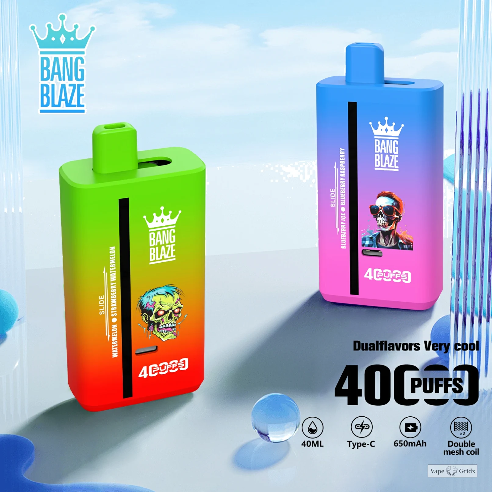 Bang Blaze 40000 40K Trekjes Dual smaak Wegwerp vape - image 13