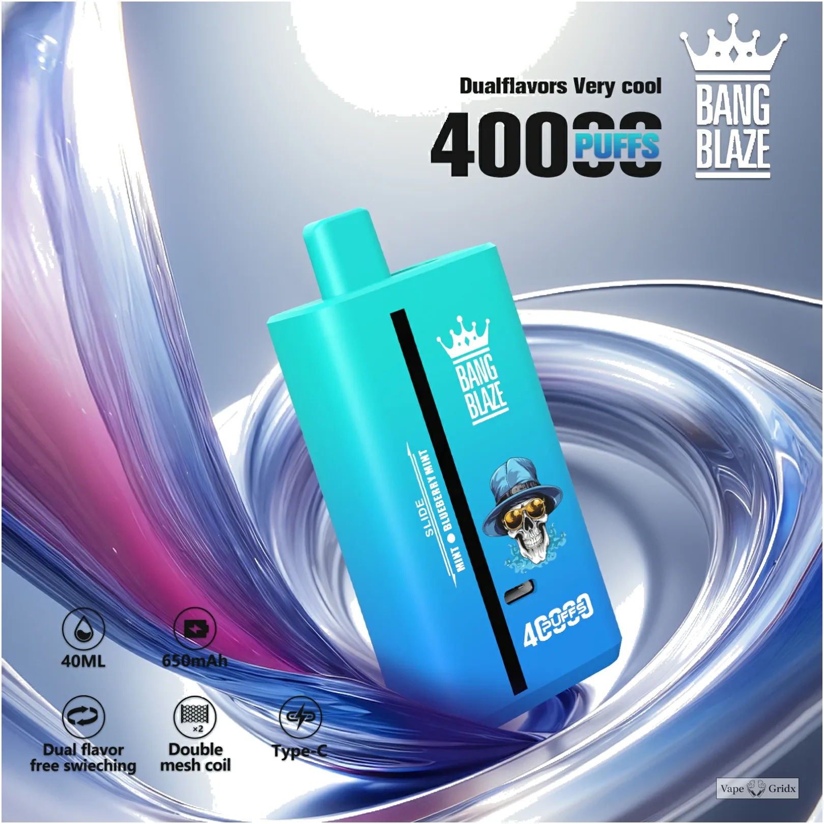 Bang Blaze 40000 40K Trekjes Dual smaak Wegwerp vape - image 6