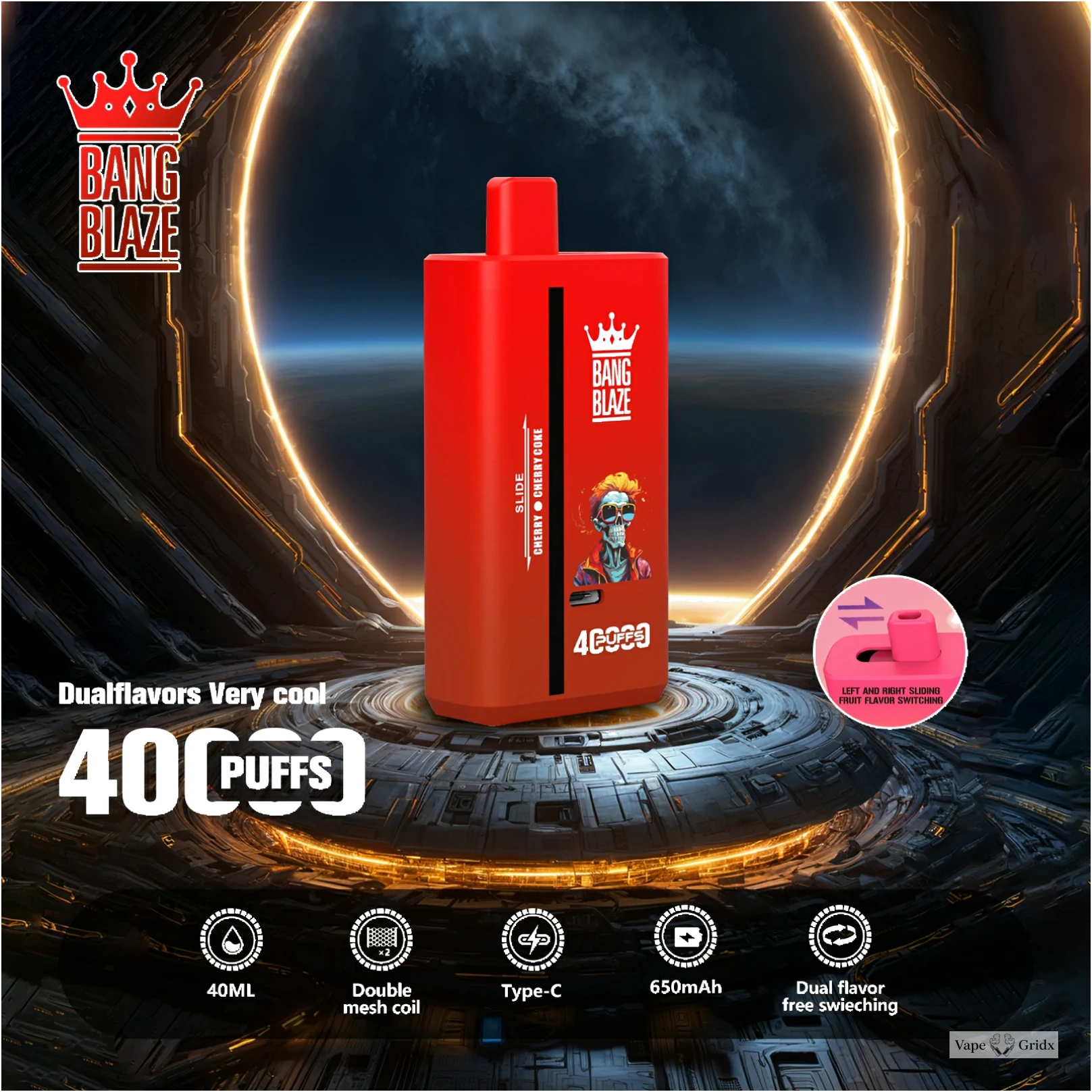 Bang Blaze 40000 40K Trekjes Dual smaak Wegwerp vape - image 7