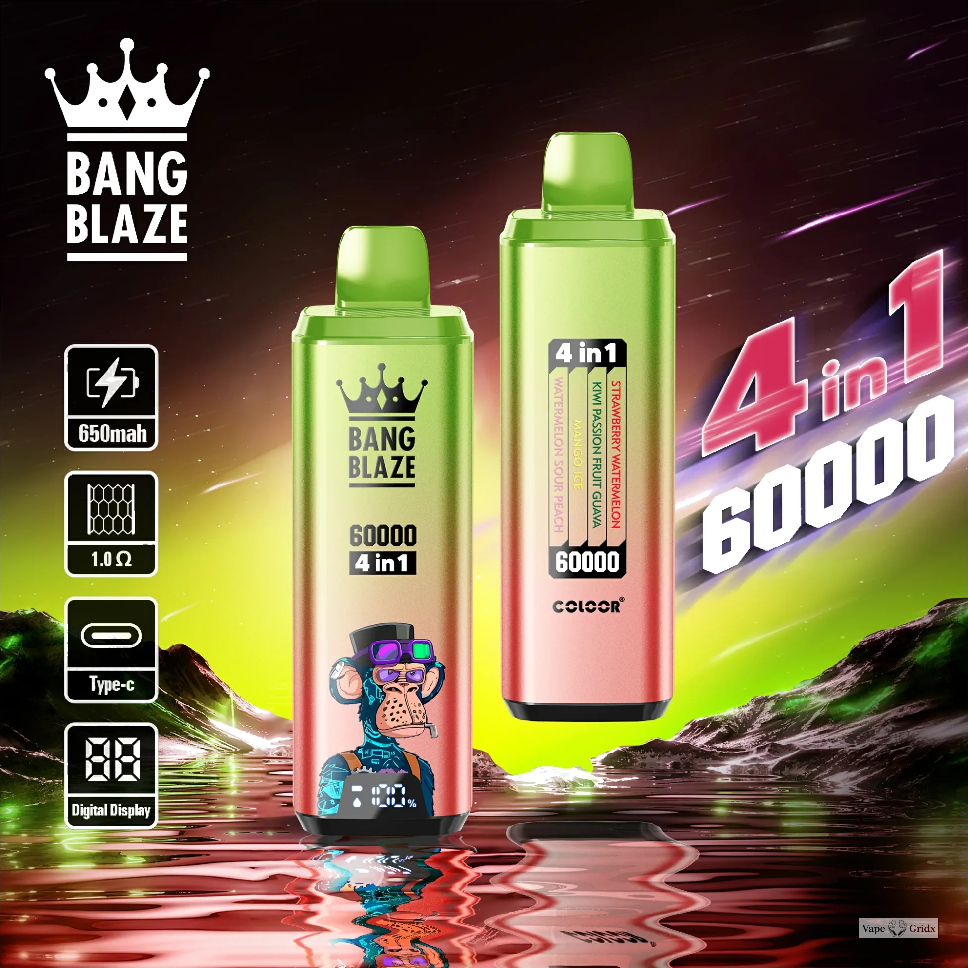 Bang Blaze 60000 60K 4-in-1 Wegwerp vape - image 11