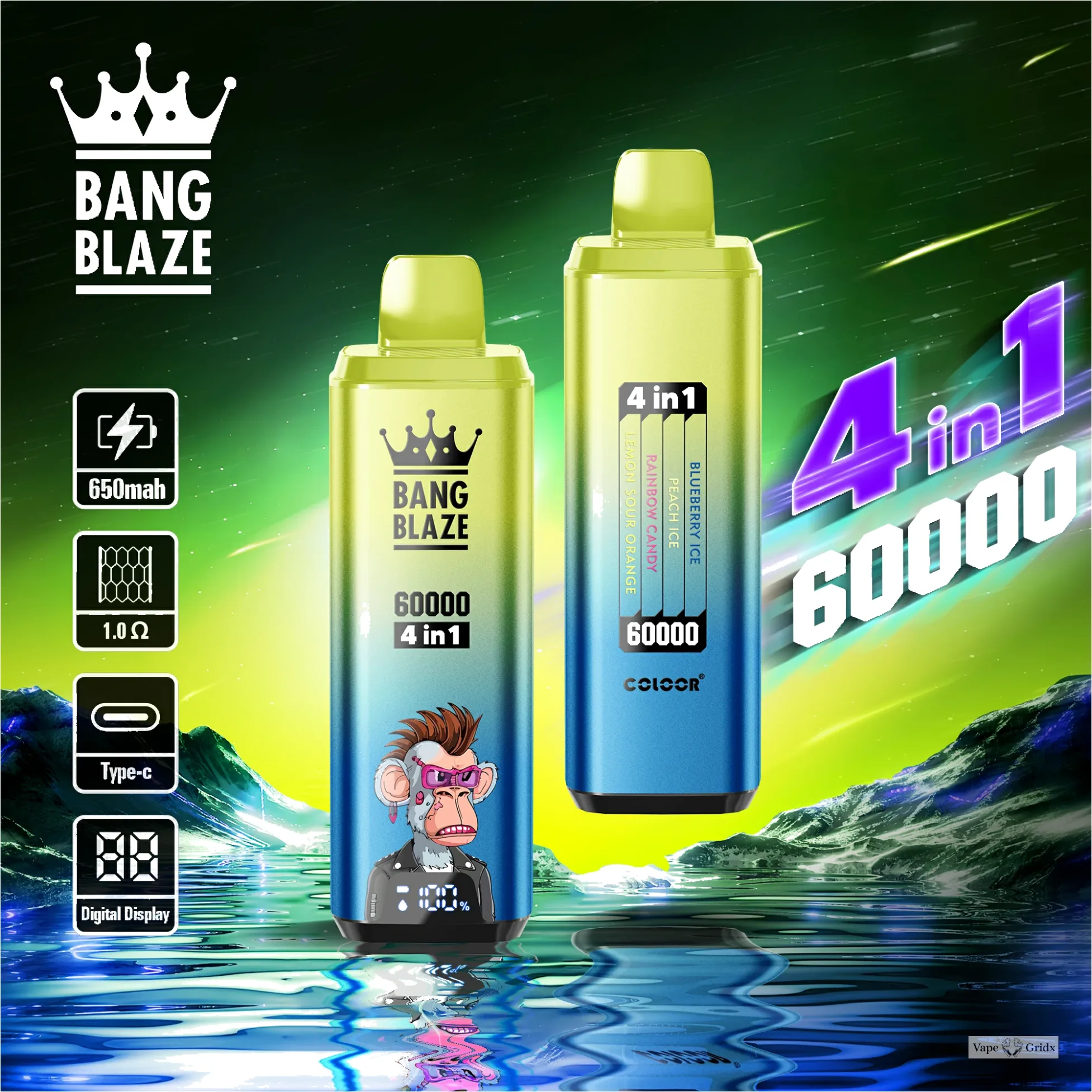 Bang Blaze 60000 60K 4-in-1 Wegwerp vape - image 3