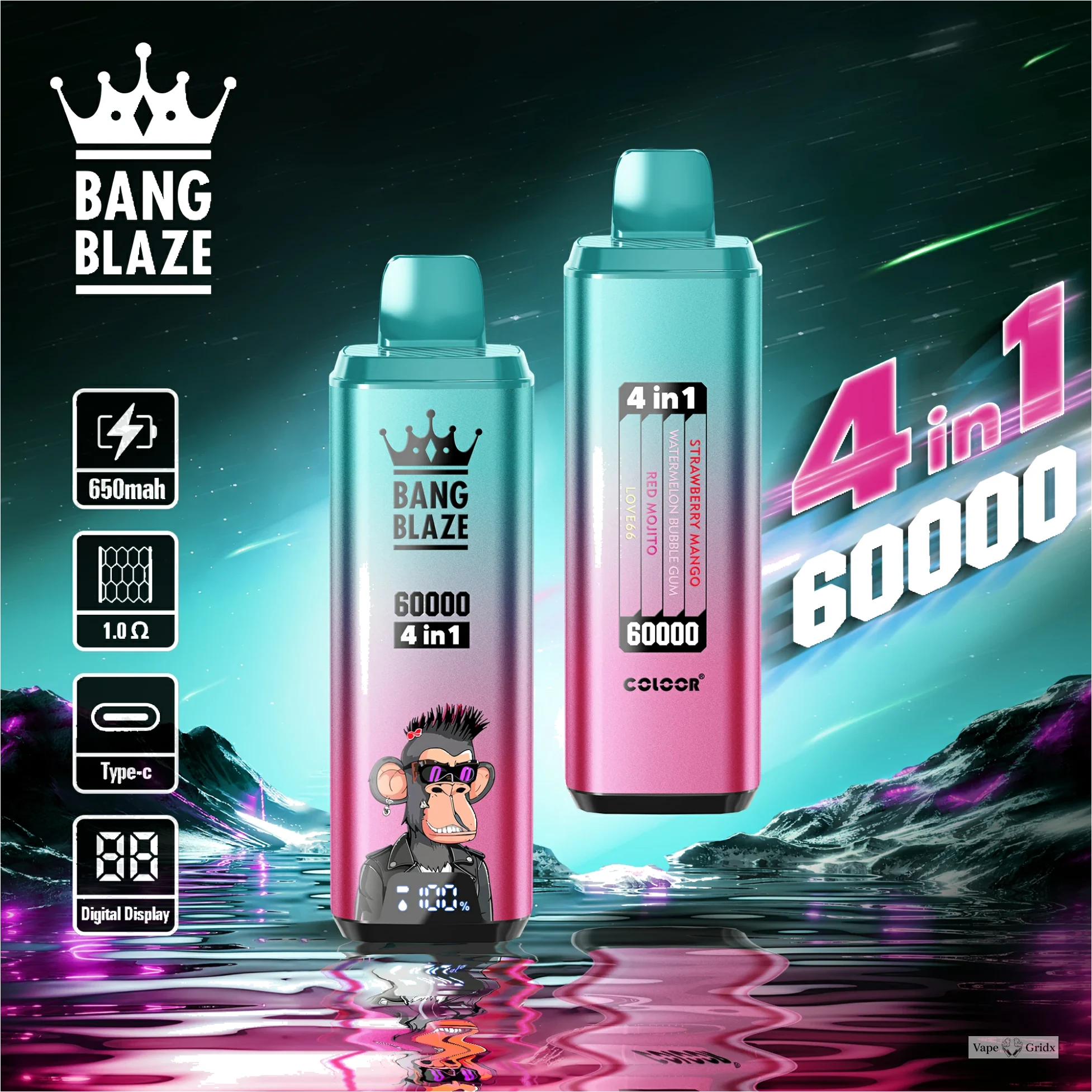 Bang Blaze 60000 60K 4-in-1 Wegwerp vape - image 7