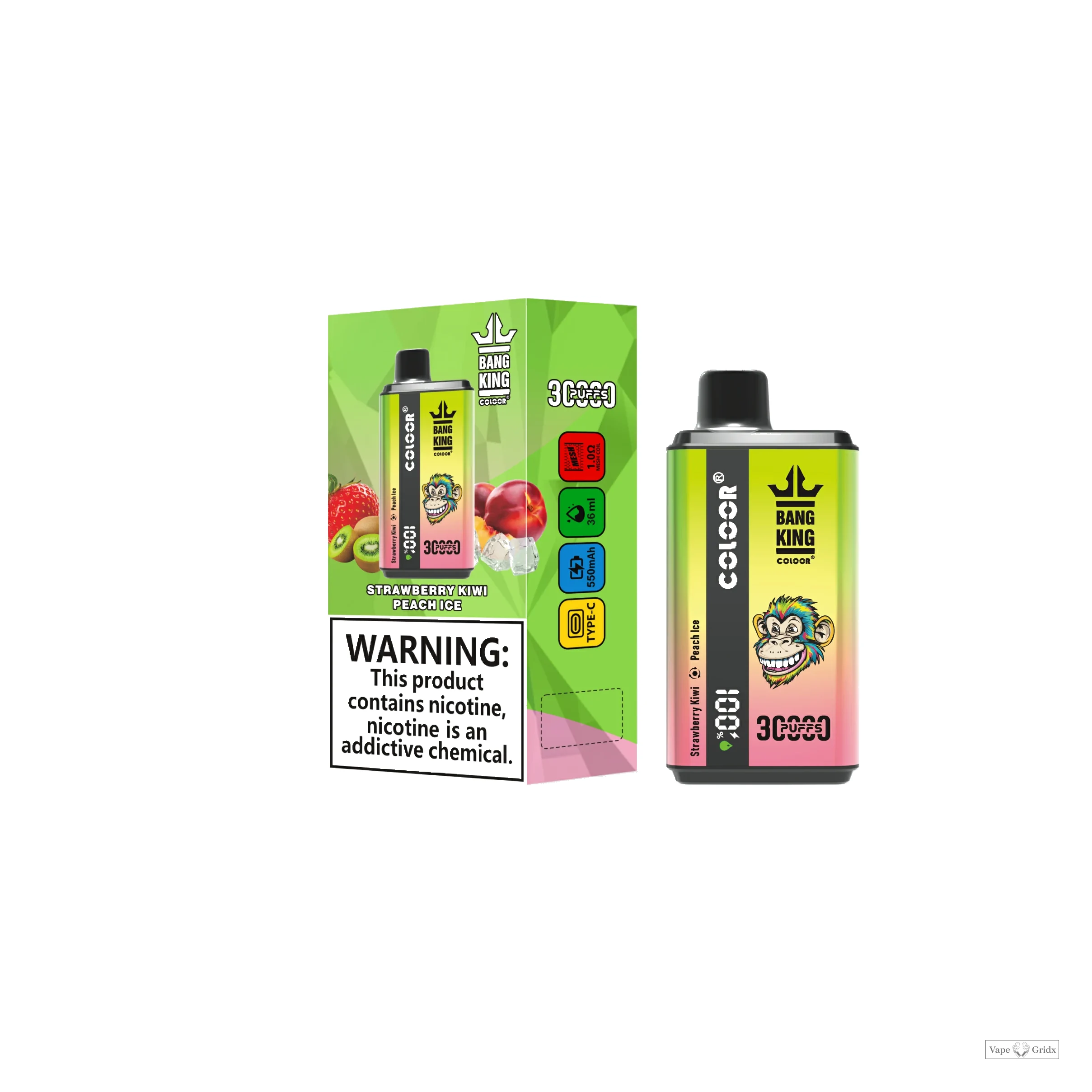 Bang King 30000 30K Trekjes 2-in-1 Wegwerp vape