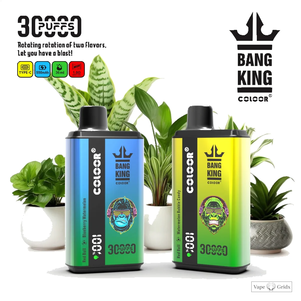 Bang King 30000 30K Trekjes 2-in-1 Wegwerp vape - image 4