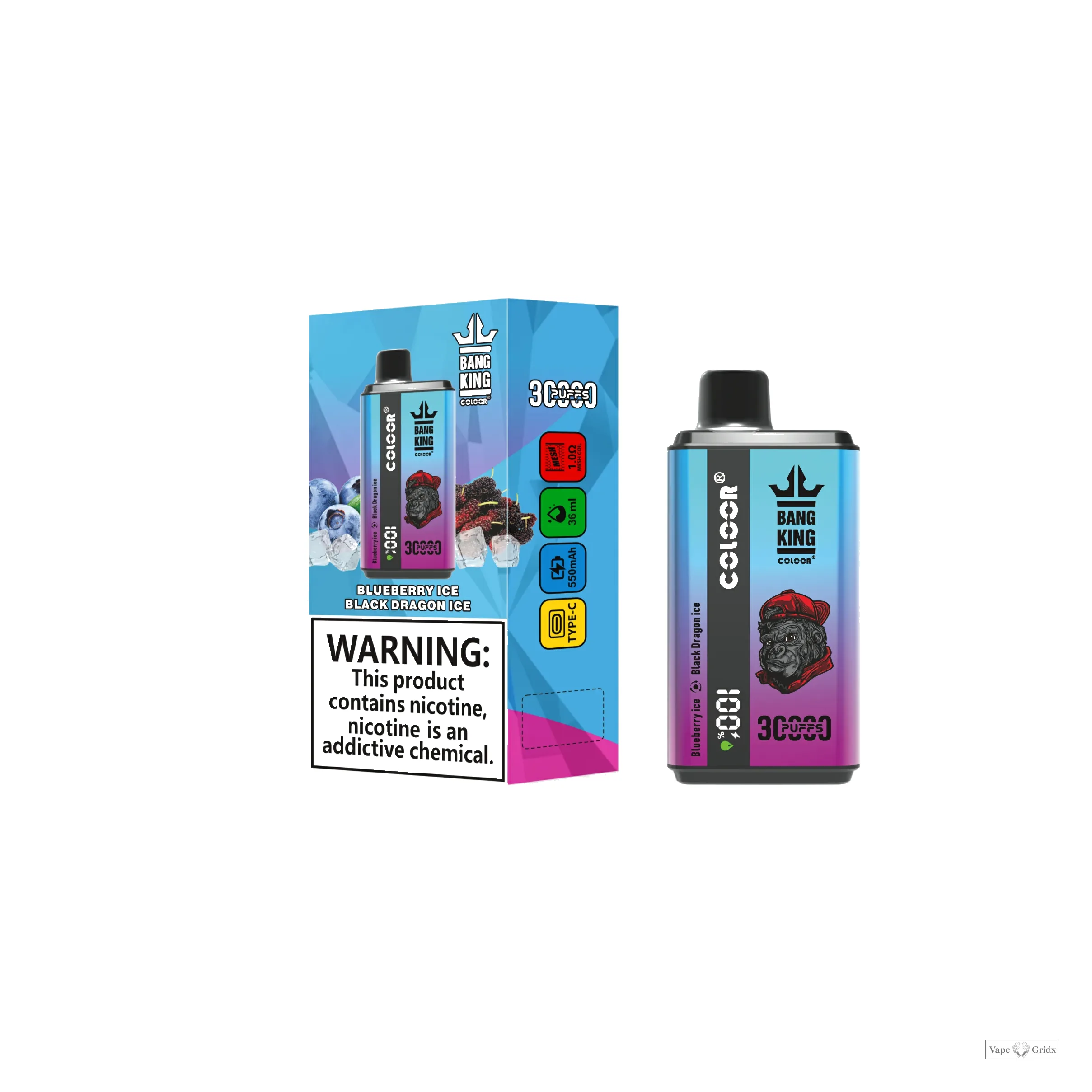 Bang King 30000 30K Trekjes 2-in-1 Wegwerp vape - image 5