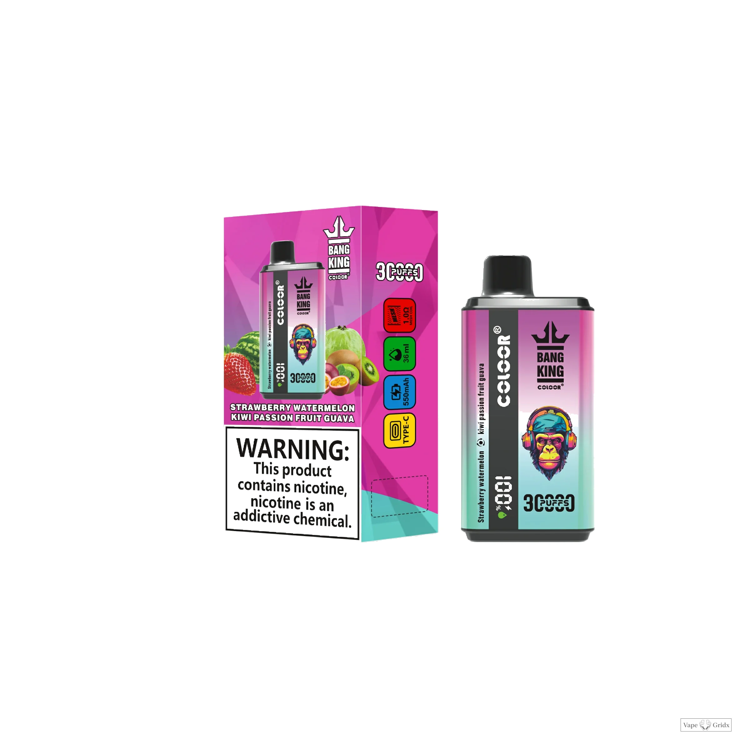 Bang King 30000 30K Trekjes 2-in-1 Wegwerp vape - image 7