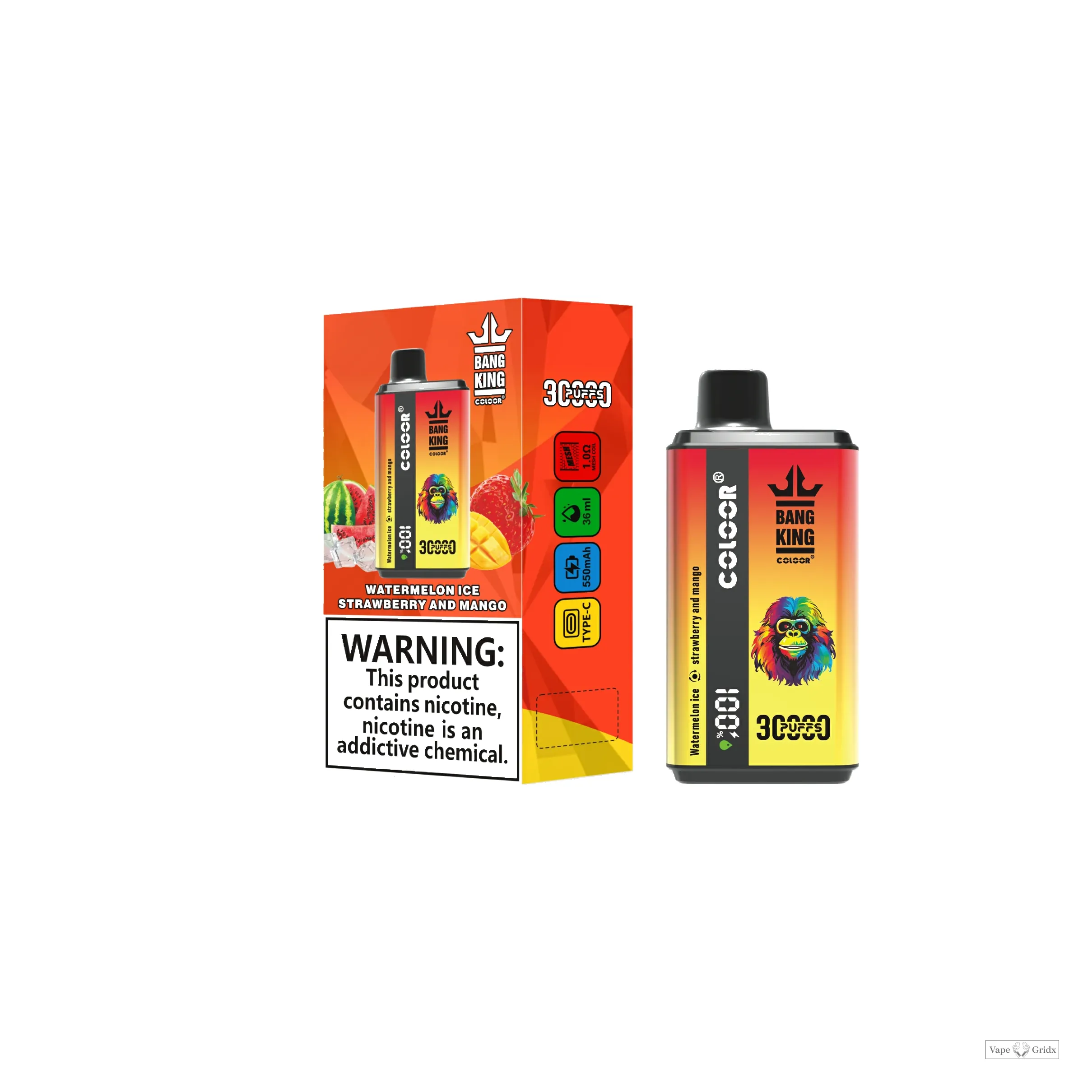 Bang King 30000 30K Trekjes 2-in-1 Wegwerp vape - image 8