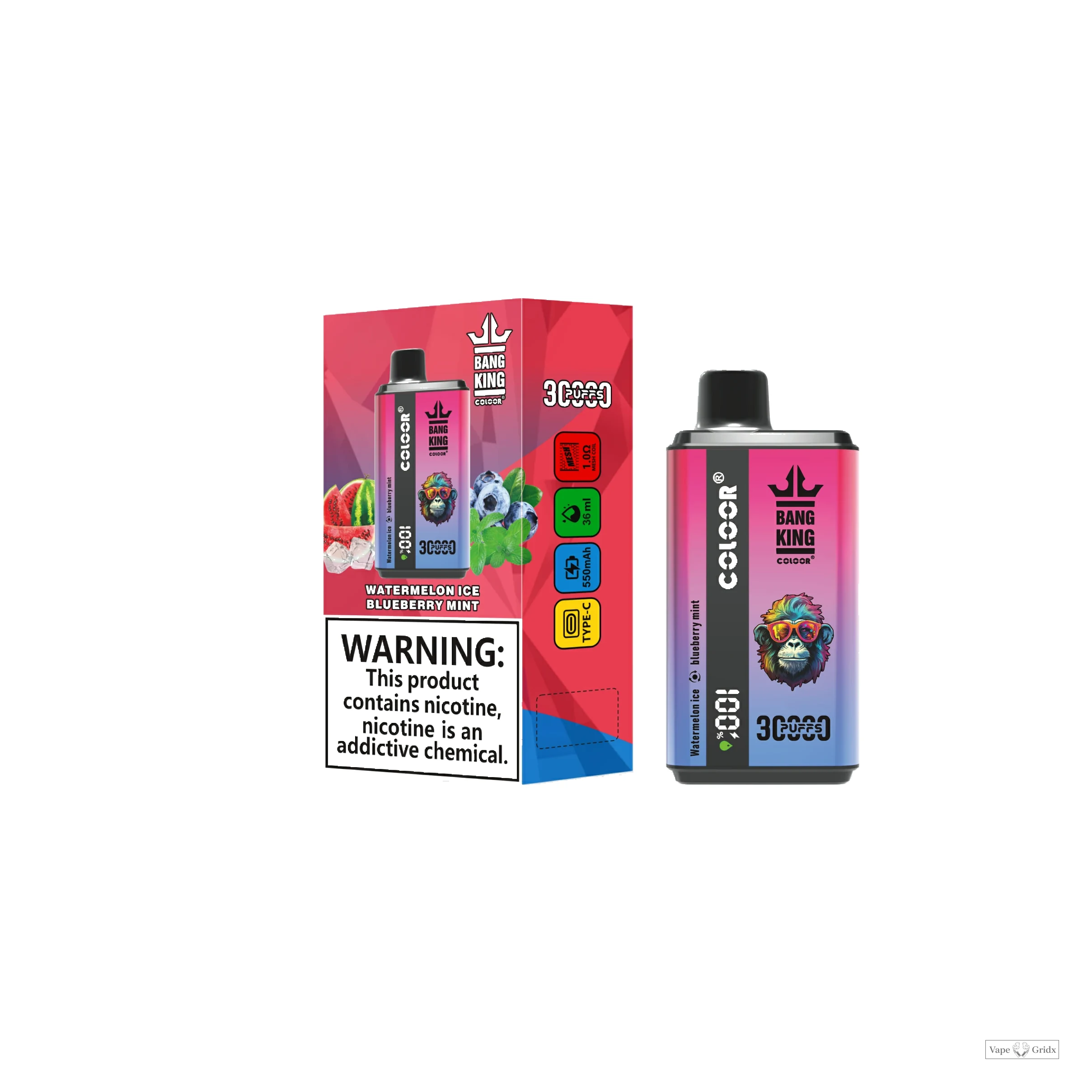 Bang King 30000 30K Trekjes 2-in-1 Wegwerp vape - image 9