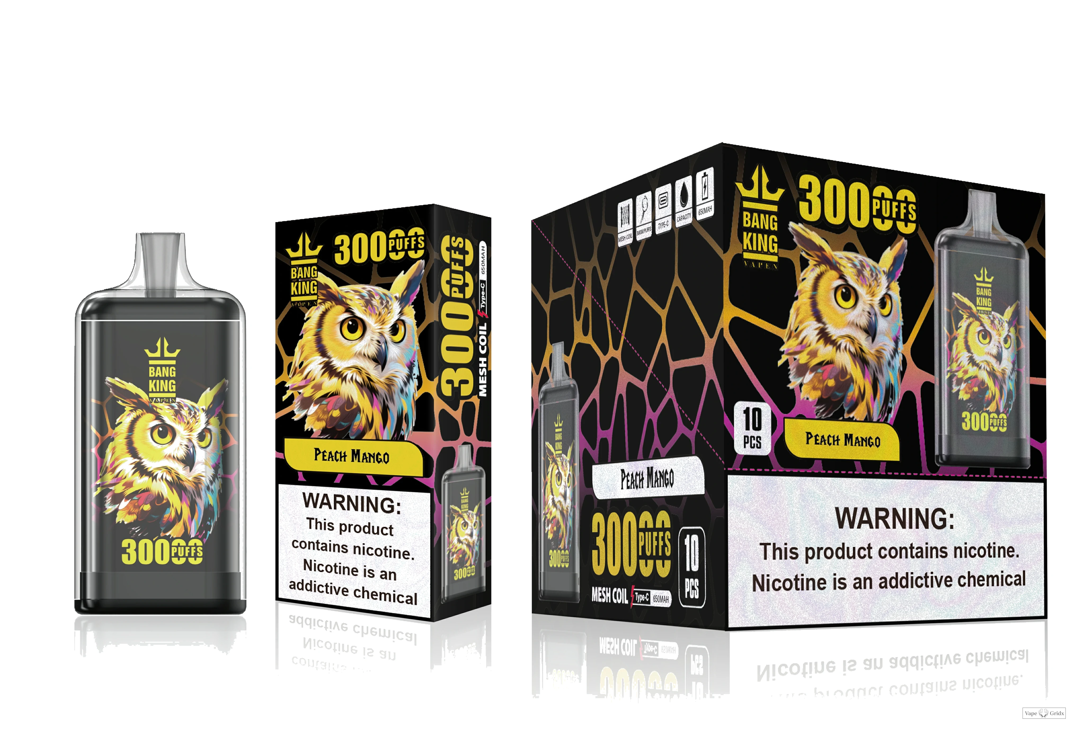 Bang Totem 30000 30K Trekjes Dual Mesh Wegwerp vape - image 8