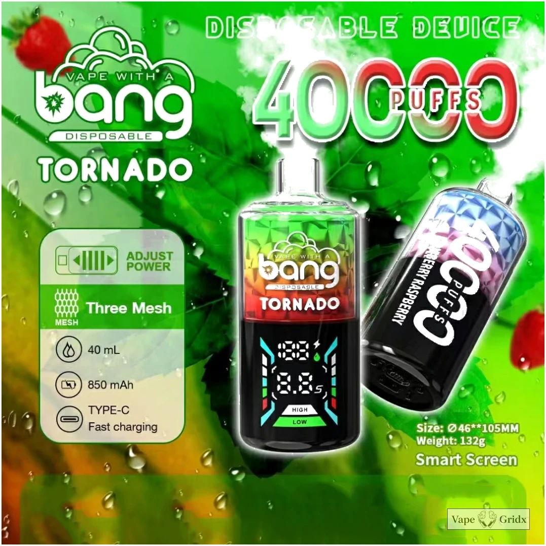 Bang Tornado 40000 40K Trekjes Mesh Coil Wegwerp vape - image 2