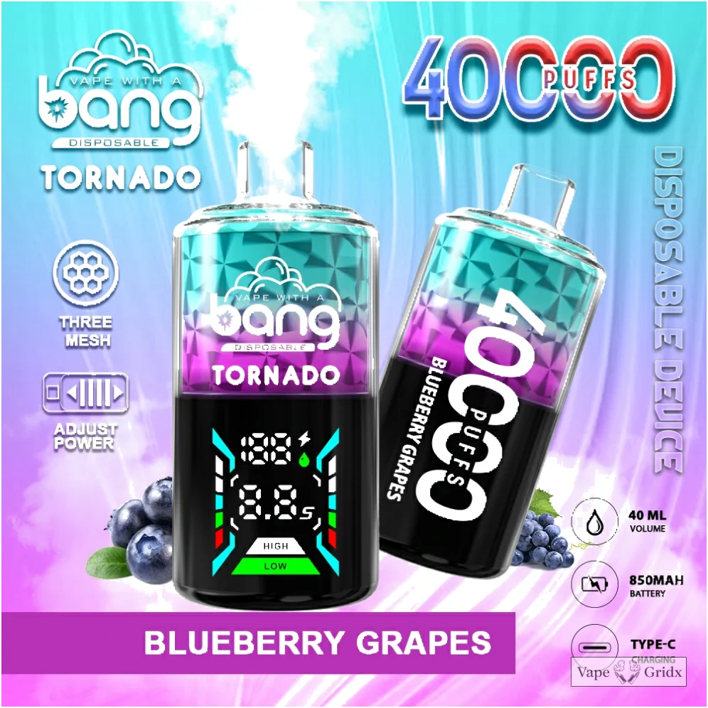 Bang Tornado 40000 40K Trekjes Mesh Coil Wegwerp vape - image 3