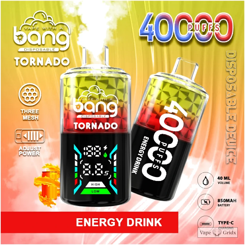 Bang Tornado 40000 40K Trekjes Mesh Coil Wegwerp vape - image 6