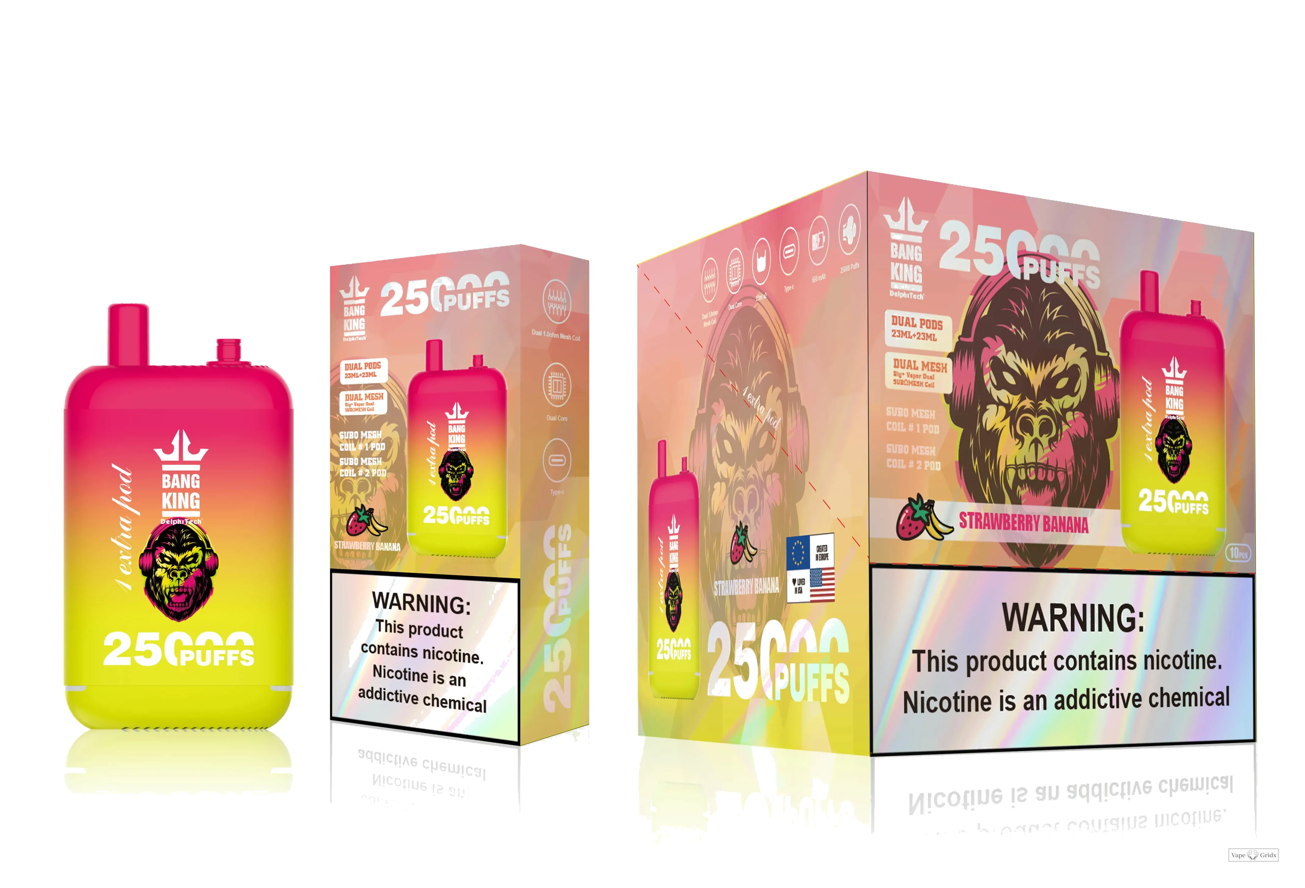 Bang King 25000 25K Trekjes Dual Pod Wegwerp vape - image 14