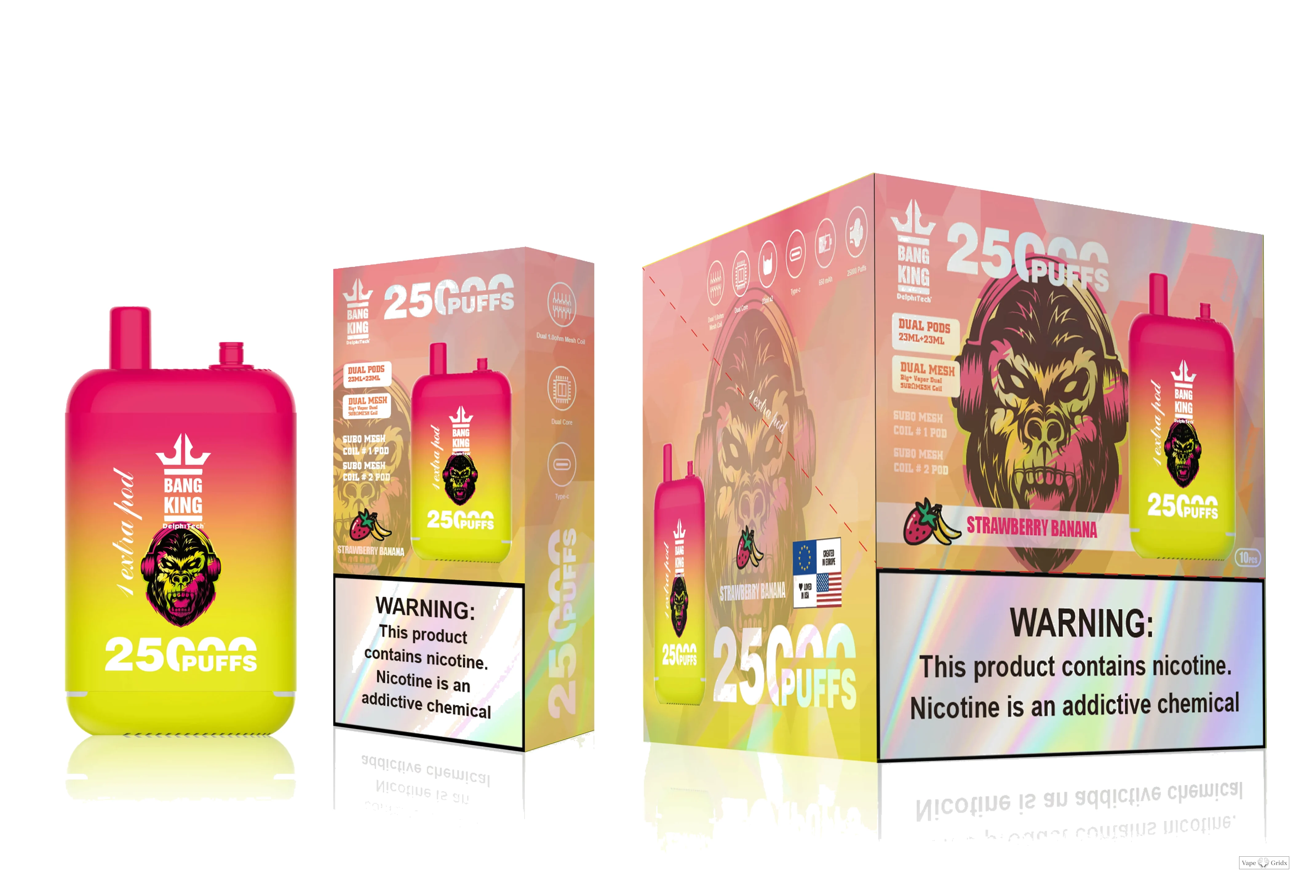 Bang King 25000 25K Trekjes Dual Pod Wegwerp vape - image 15