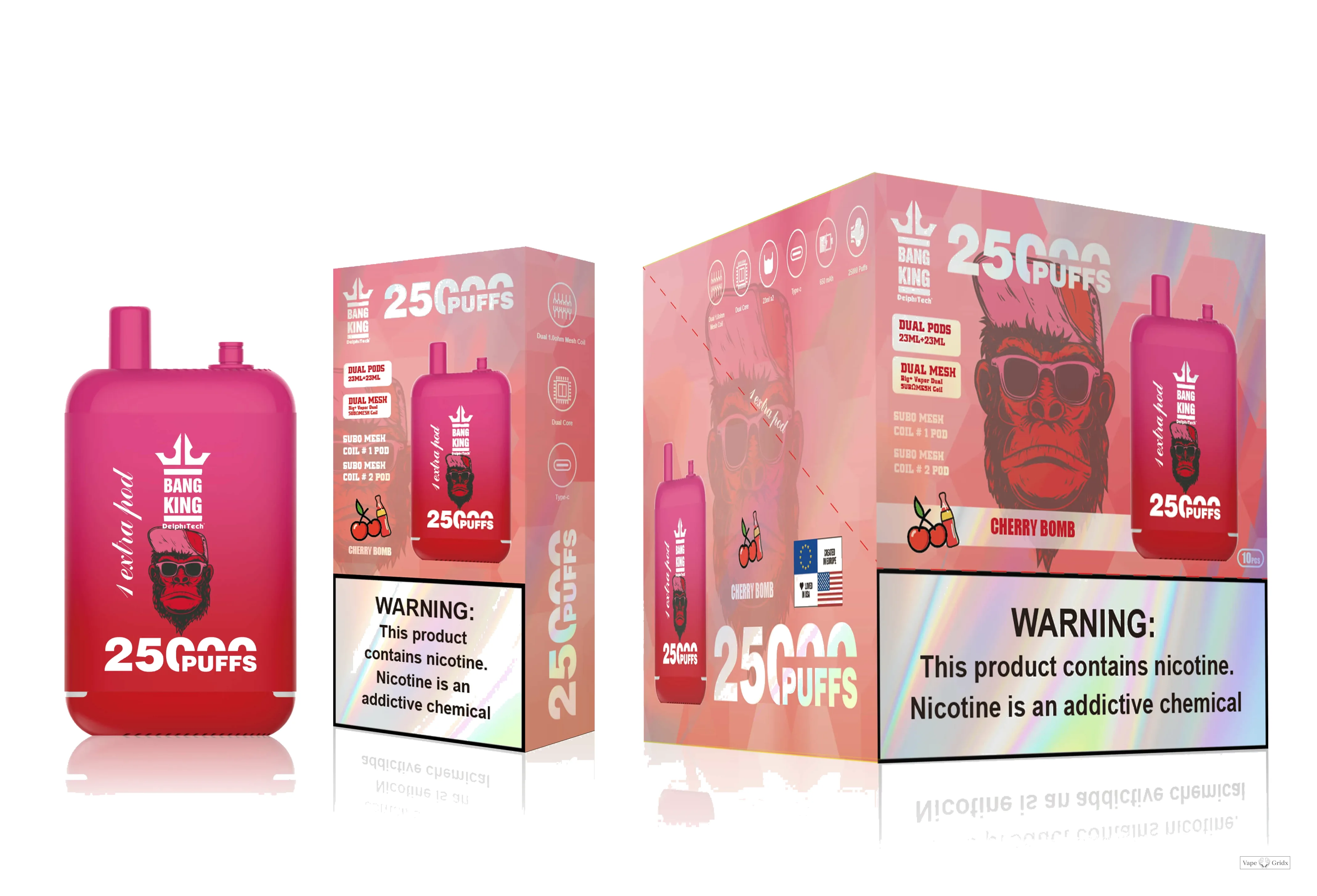 Bang King 25000 25K Trekjes Dual Pod Wegwerp vape - image 5