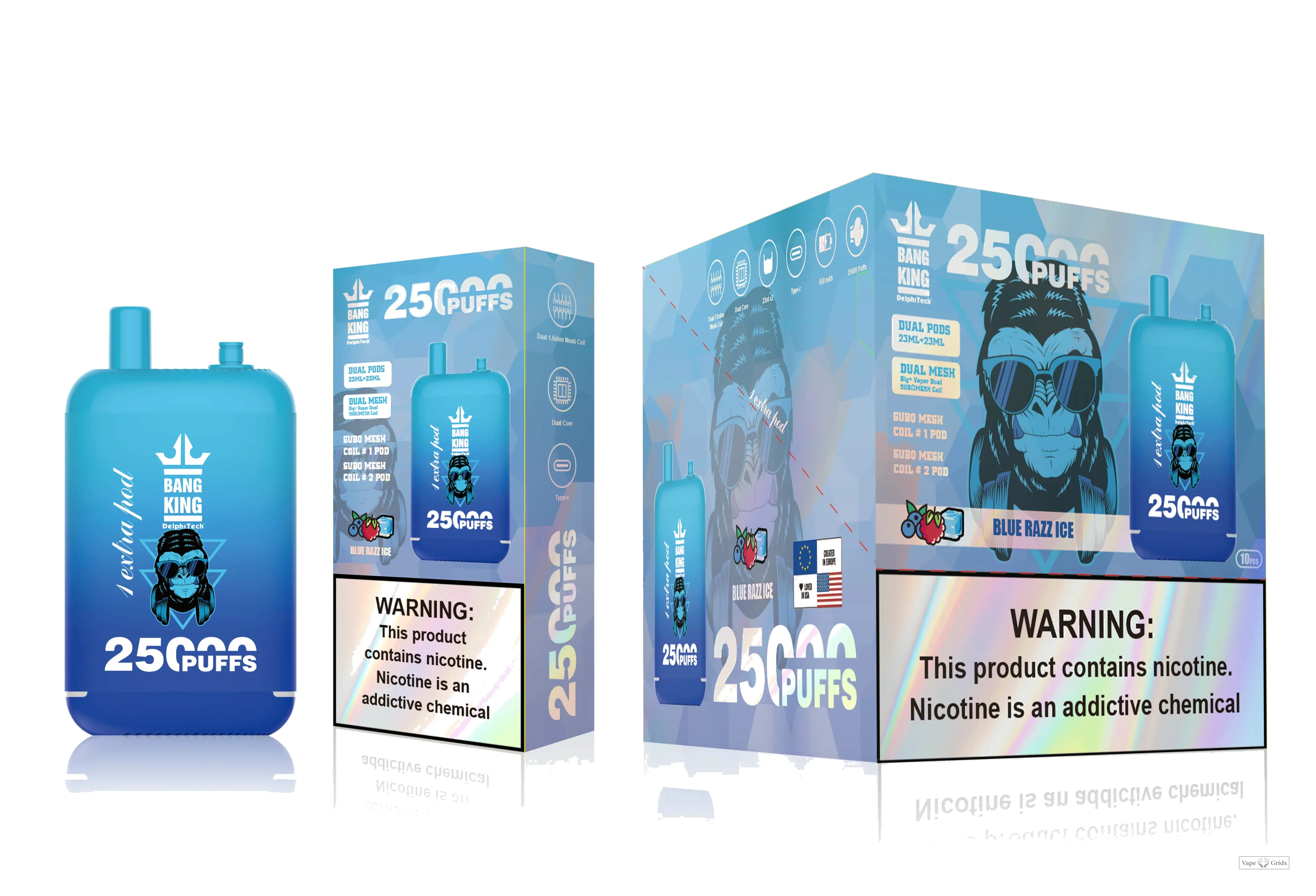 Bang King 25000 25K Trekjes Dual Pod Wegwerp vape - image 8