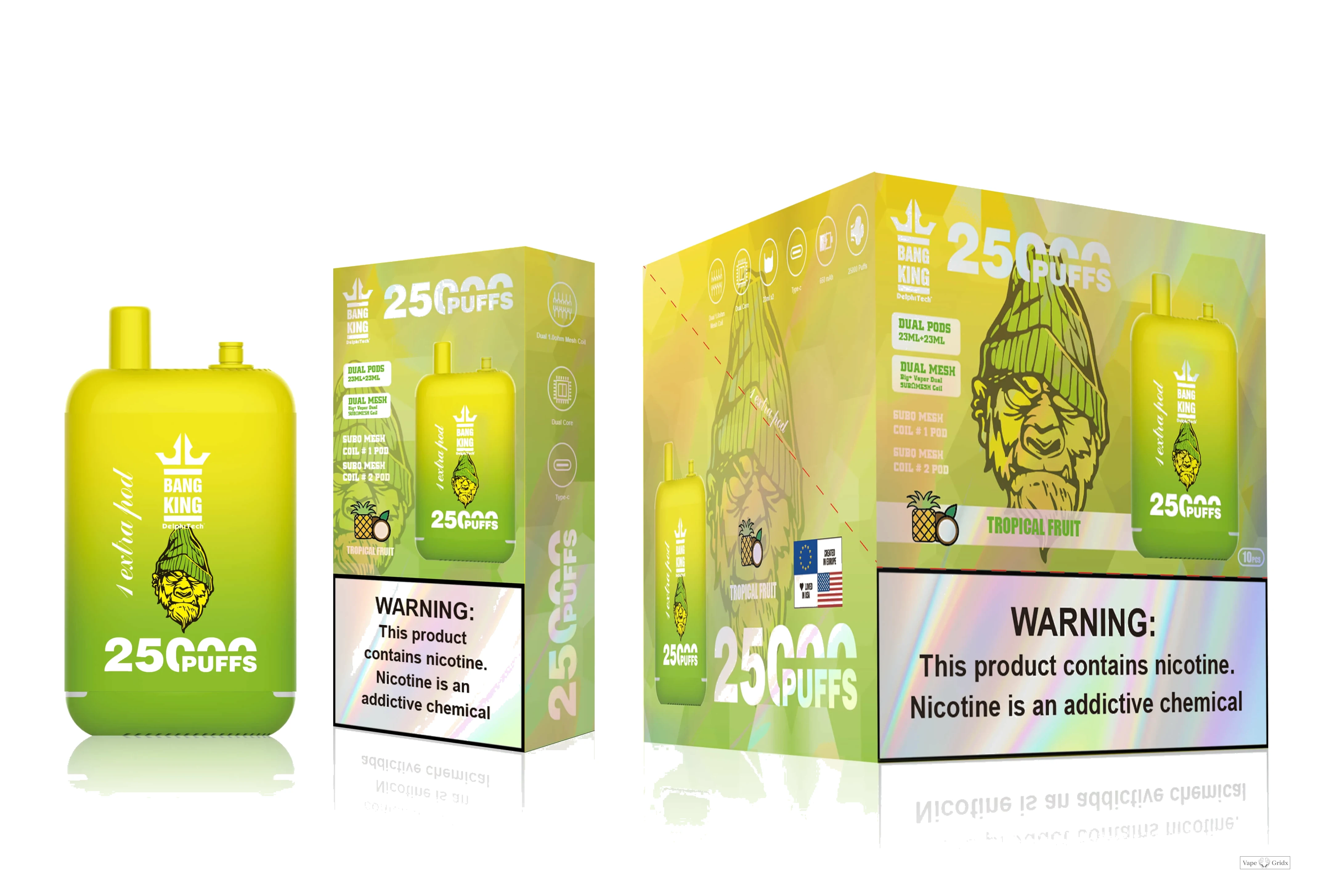 Bang King 25000 25K Trekjes Dual Pod Wegwerp vape - image 9