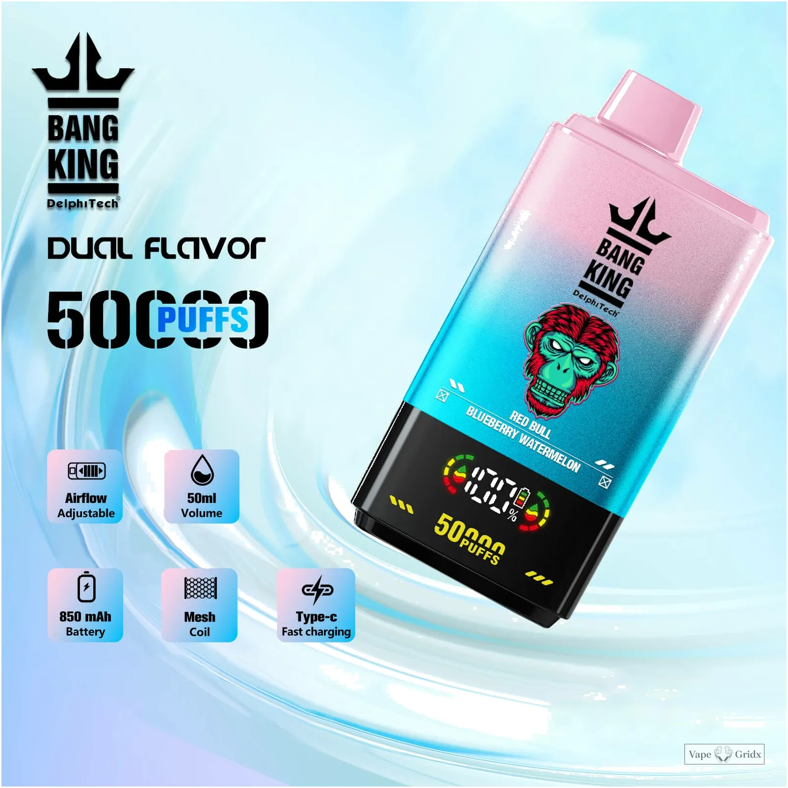 Bang Twins 50000 50K Trekjes Dual smaak Wegwerp vape - image 13