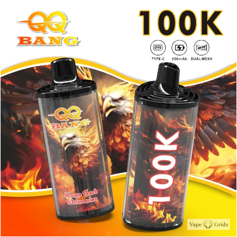 Bang QQ 100000 100K Trekjes Display Screen Wegwerp vape - image 9