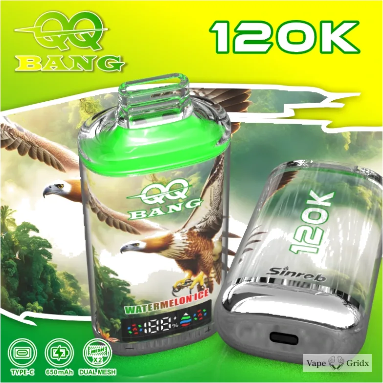 Bang Crystal 120000 120K Trekjes Met Display Wegwerp vape