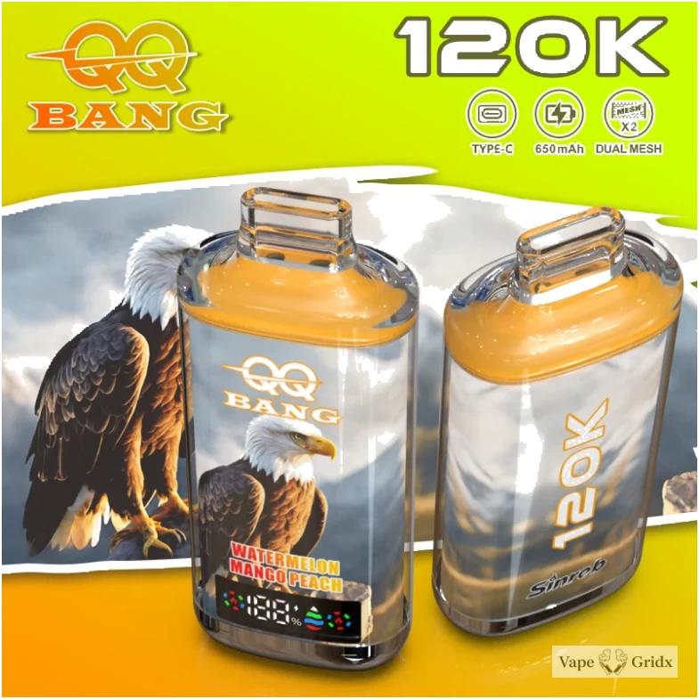 Bang Crystal 120000 120K Trekjes Met Display Wegwerp vape - image 8