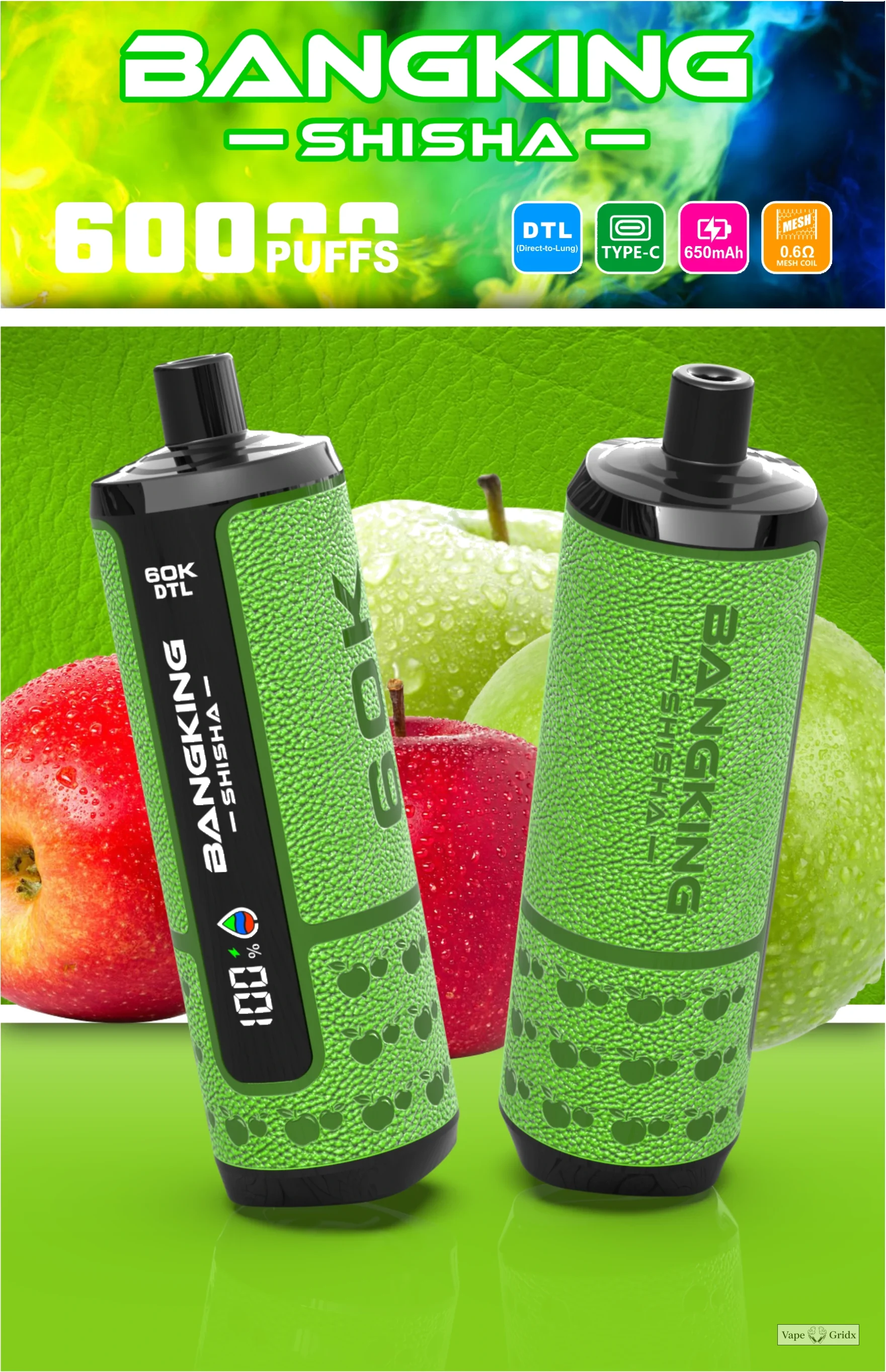 Bang King Shisha 60000 60K Trekjes Display Wegwerp vape - image 18