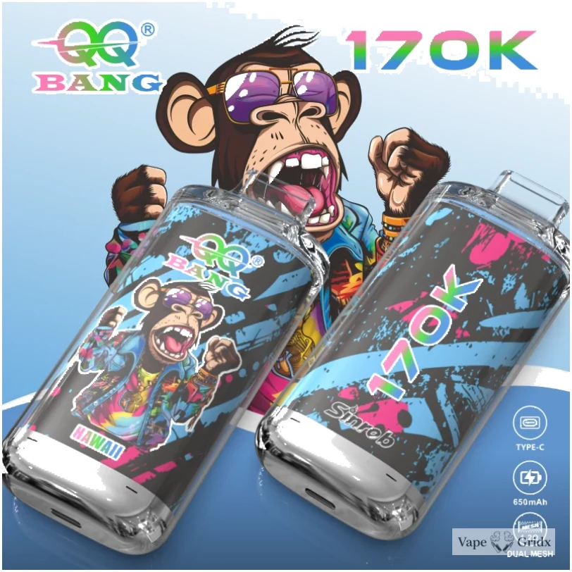 Bang QQ 170000 170K Trekjes met display Wegwerp vape - image 5