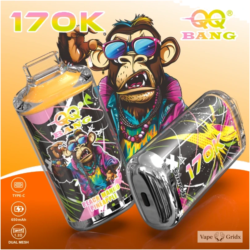 Bang QQ 170000 170K Trekjes met display Wegwerp vape - image 10