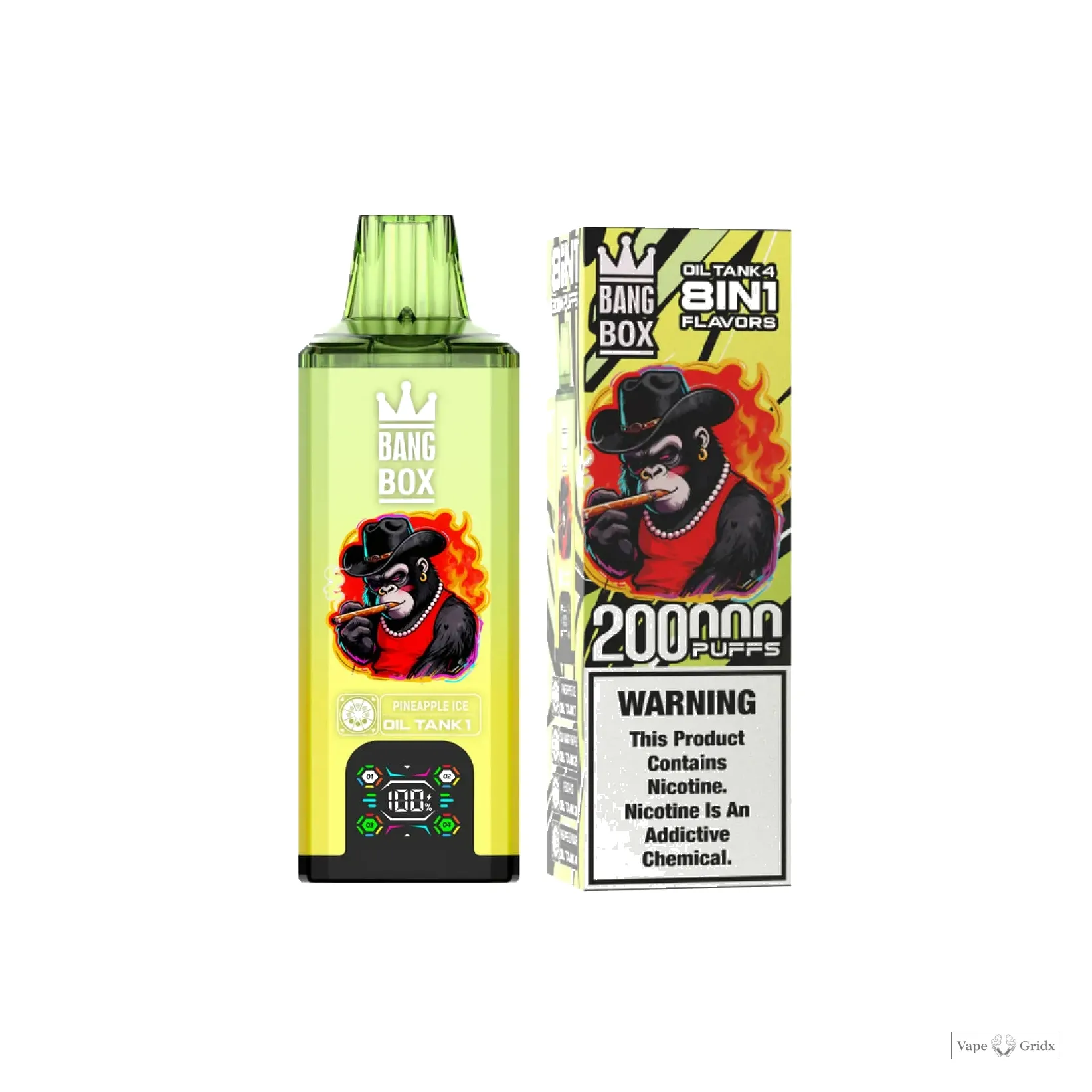 BANG BOX 200000 200K Trekjes 8-in-1 Wegwerp vape - image 3