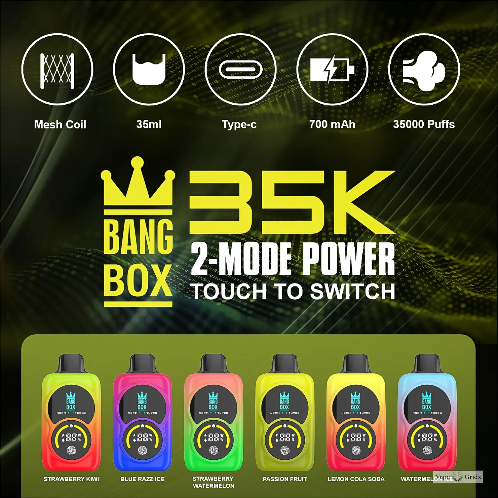 Bang Box 35000 35K Trekjes Mesh Coil Wegwerp vape - image 8