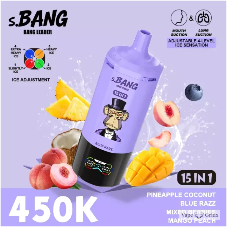 Bang Leader 15-in-1 450000 450K Trekjes Wegwerp vape - image 2