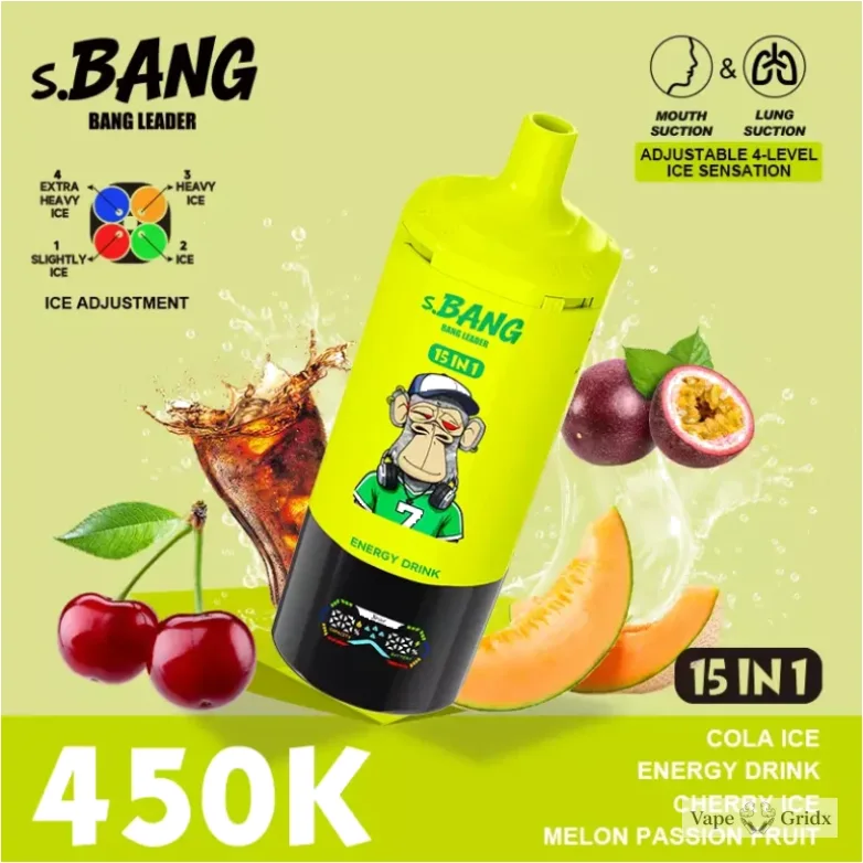 Bang Leader 15-in-1 450000 450K Trekjes Wegwerp vape - image 3