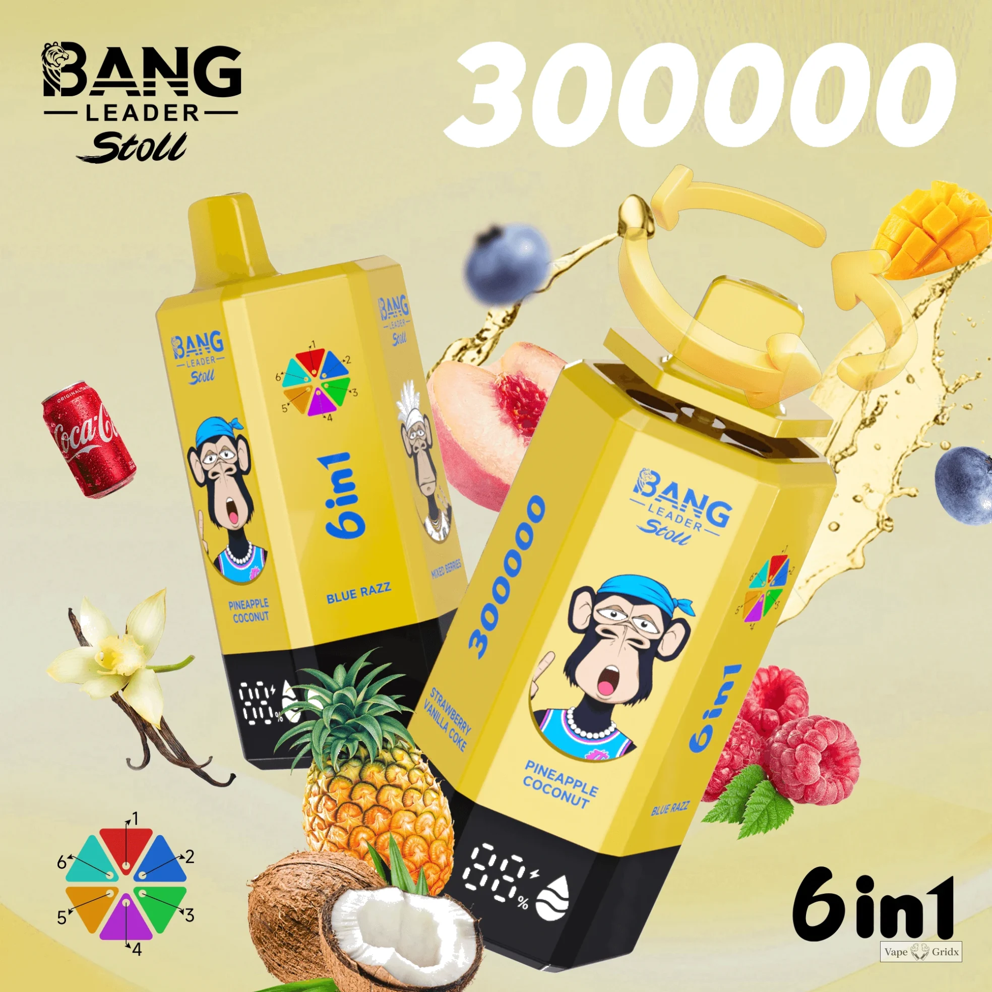 Bang Leader 300000 300K Trekjes 6-in-1 Wegwerp vape - image 7