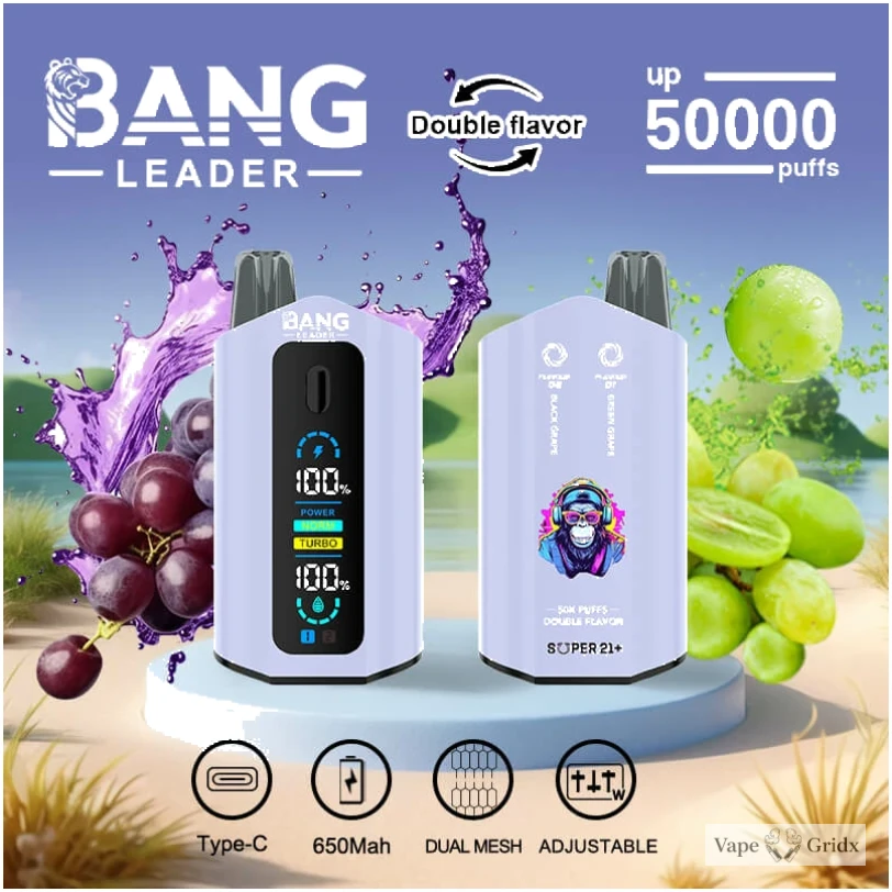 Bang Leader 50000 50K Trekjes Dual smaak Wegwerp vape - image 3