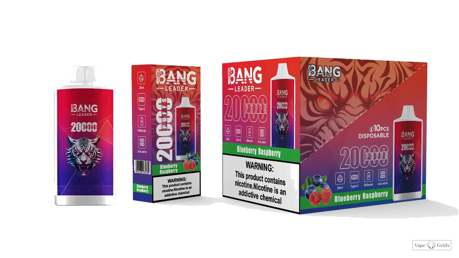 Bang Leader 20000 20K Trekjes Mesh Coil Wegwerp vape