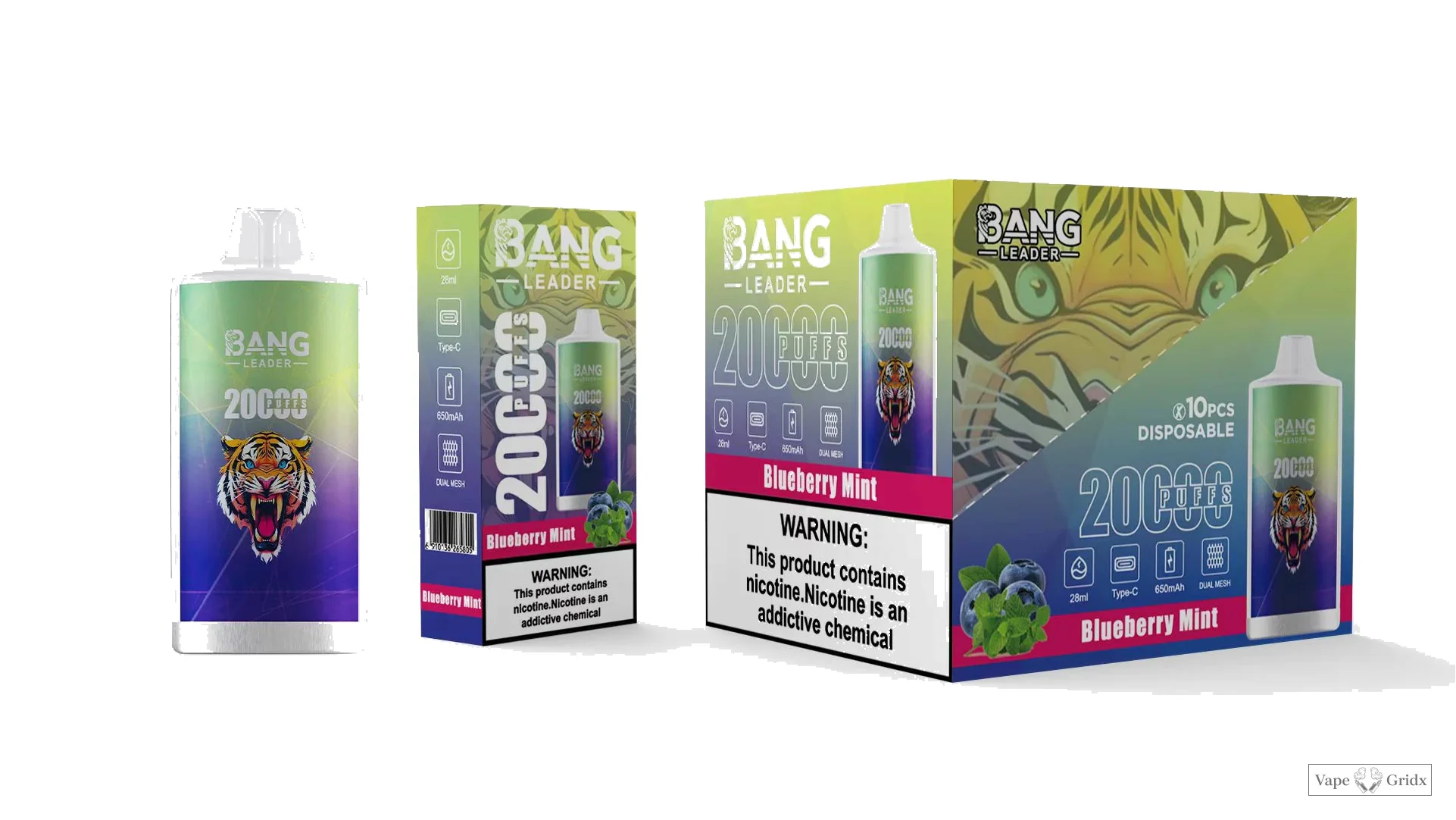 Bang Leader 20000 20K Trekjes Mesh Coil Wegwerp vape - image 3