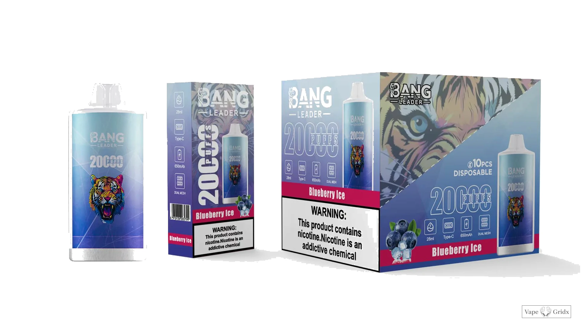 Bang Leader 20000 20K Trekjes Mesh Coil Wegwerp vape - image 5